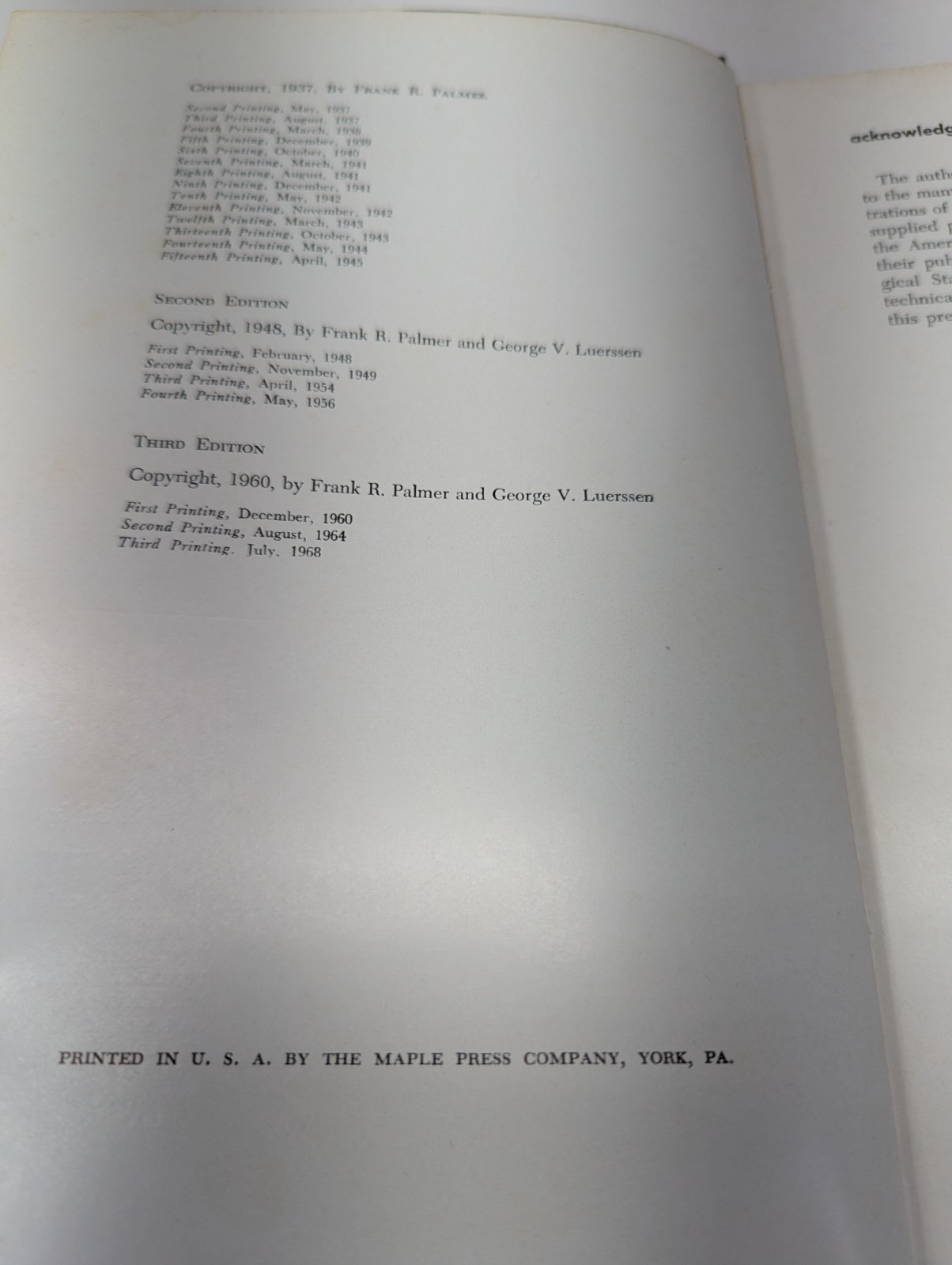Tool Steel Simplified Complete Revised by Frank Palmer & George Luerssen 1968 HC