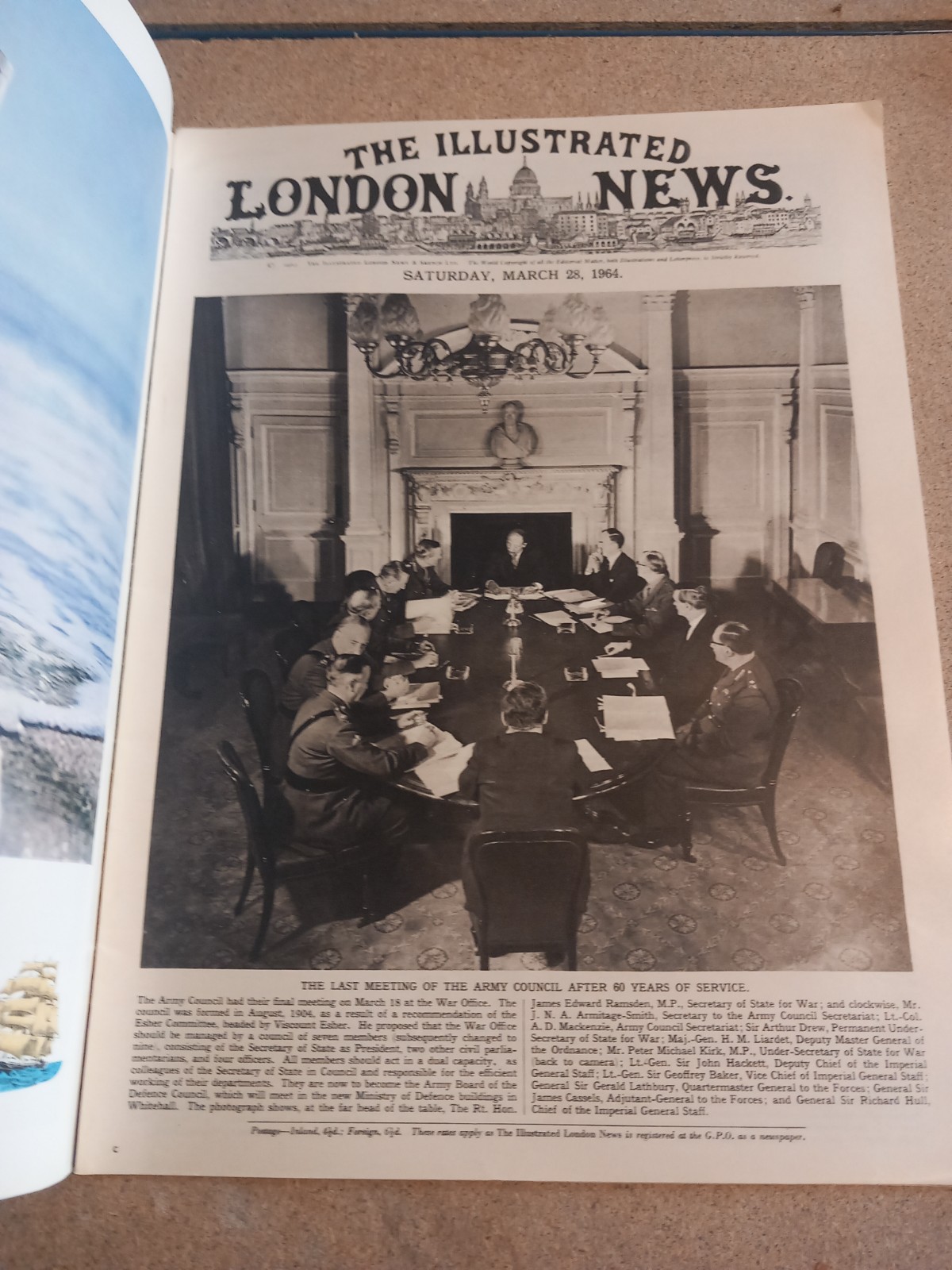 Job Lot Of 10 Illustrated London News 1950s 1960s c/w advertising covers