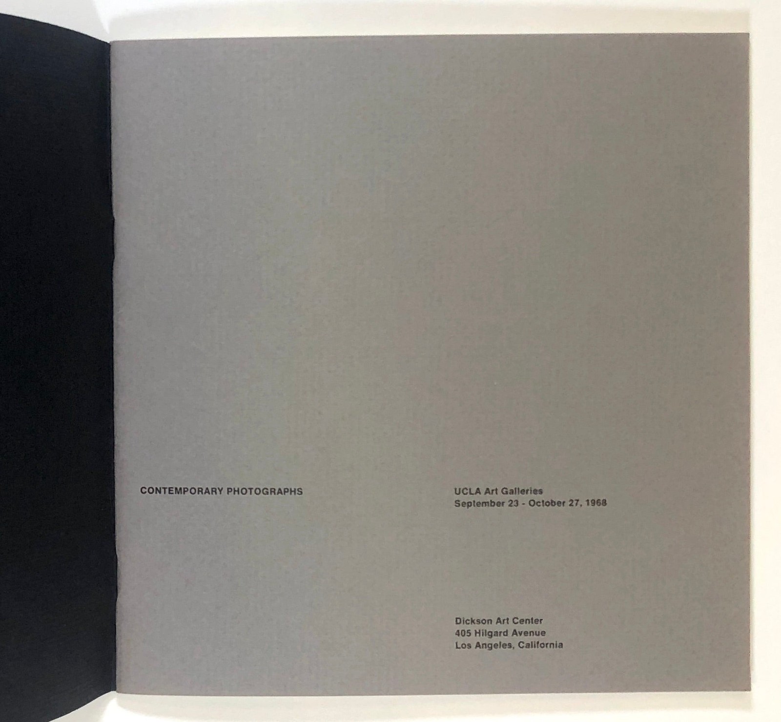 Robert F Heinecken / Contemporary Photographs UCLA Art Galleries September 23