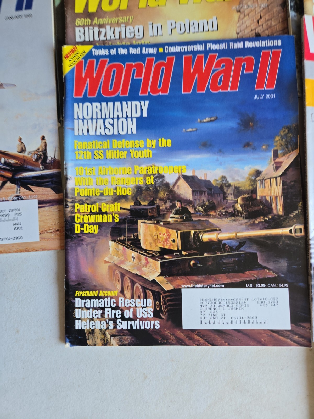 1990s World War 2 Magazines Back Issues Lot Of 34