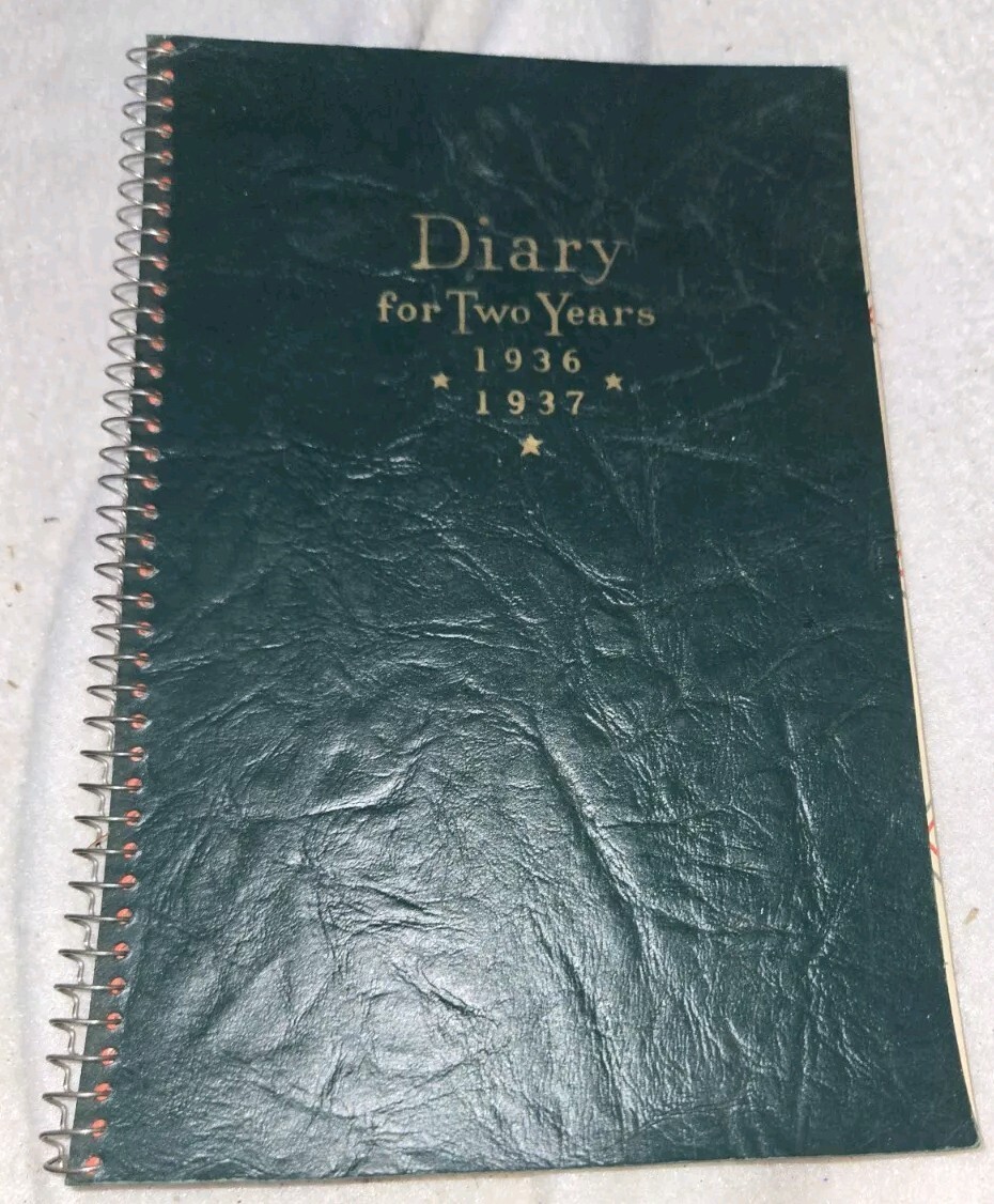 Diary For Two Years 1936 1937 Unused Whitman Publishing Racine Wisconsin