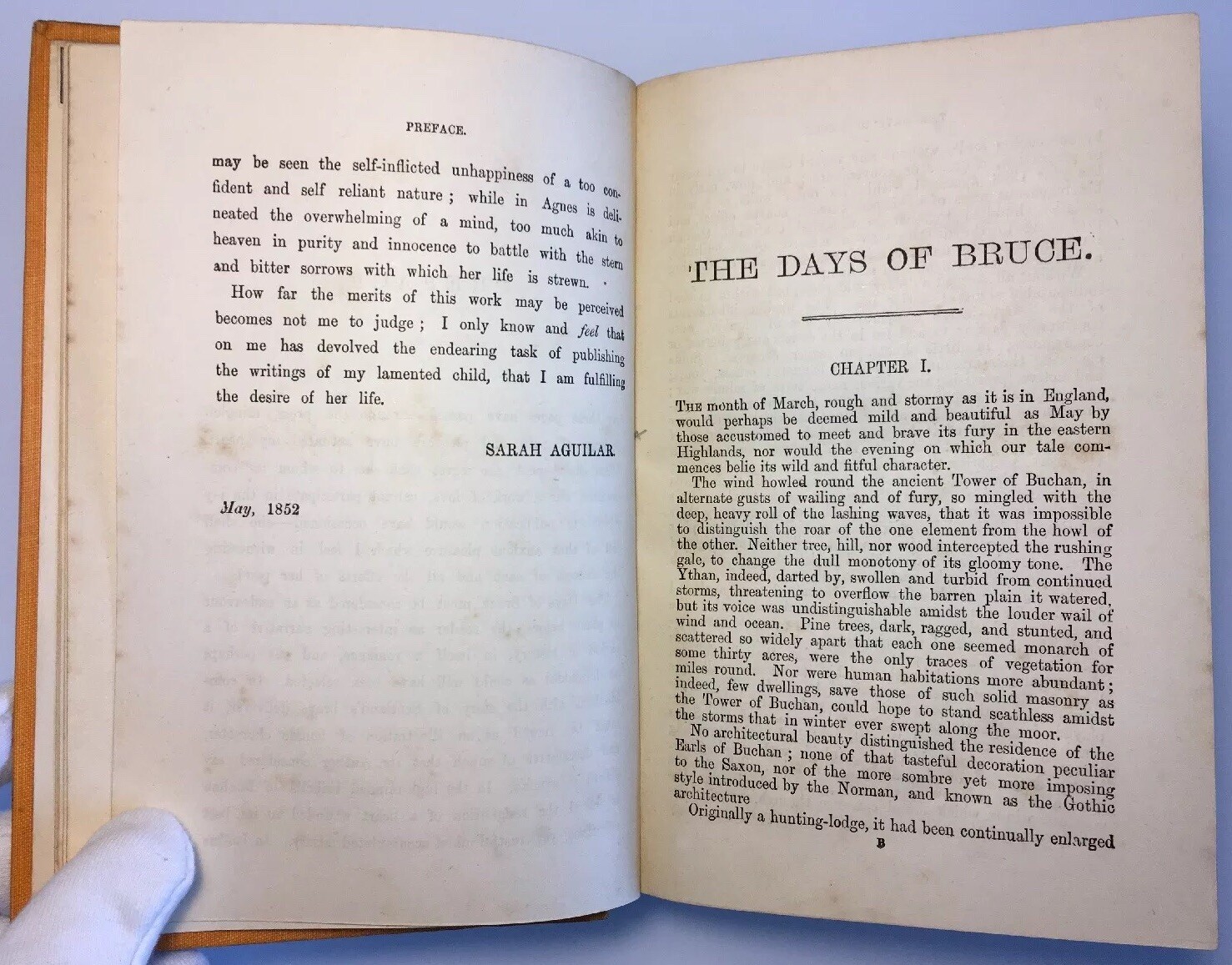 The Days Of Bruce, A Story From Scottish History, Grace Aguilar, Illustrated