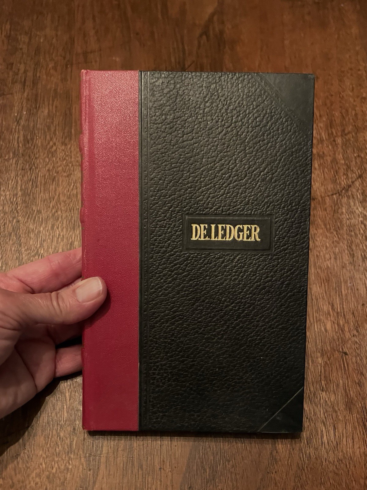 VNTG NOS D.E. LEDGER Account Book Unused Accounting Journal HC 8”x5” 128 Pages