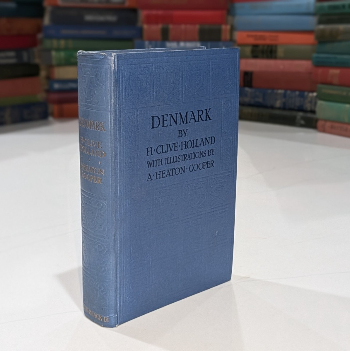Denmark The Land of Sea Kings – Clive Holland | 1928 A&C Black | HC w/ Ephemera