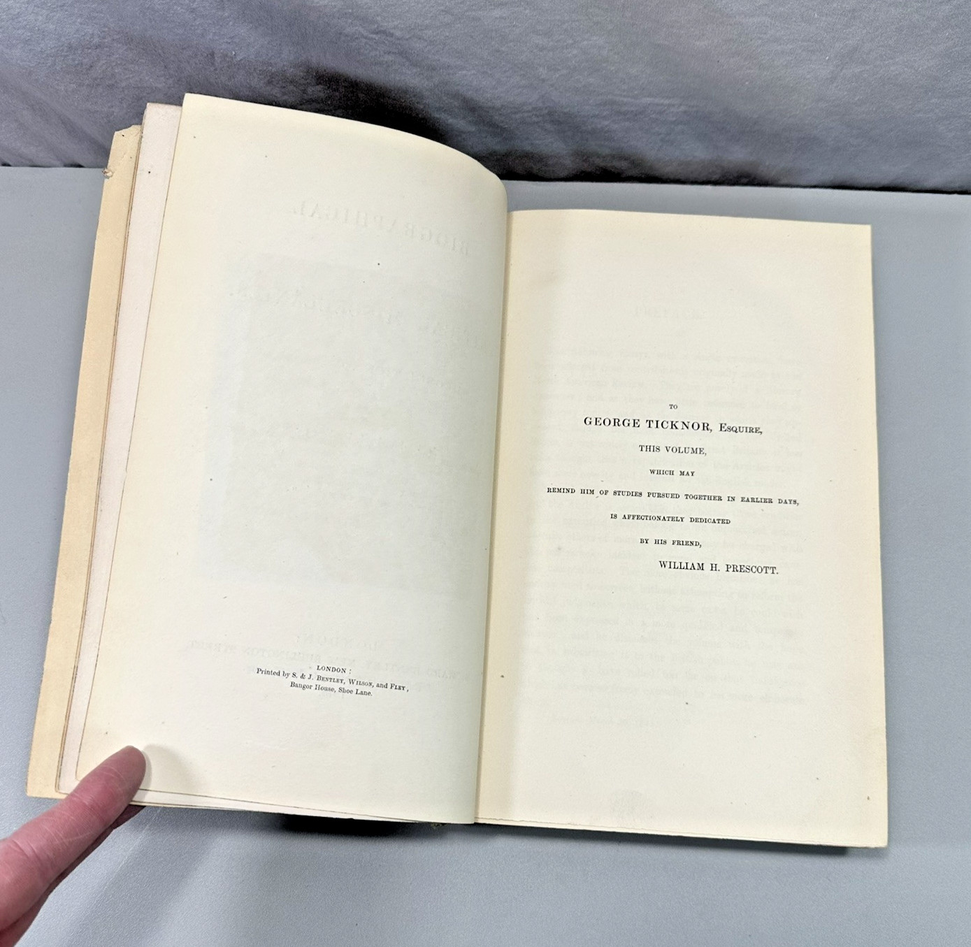 Biographical And Critical Miscellanies by William H. Prescott 1845 DAMAGED