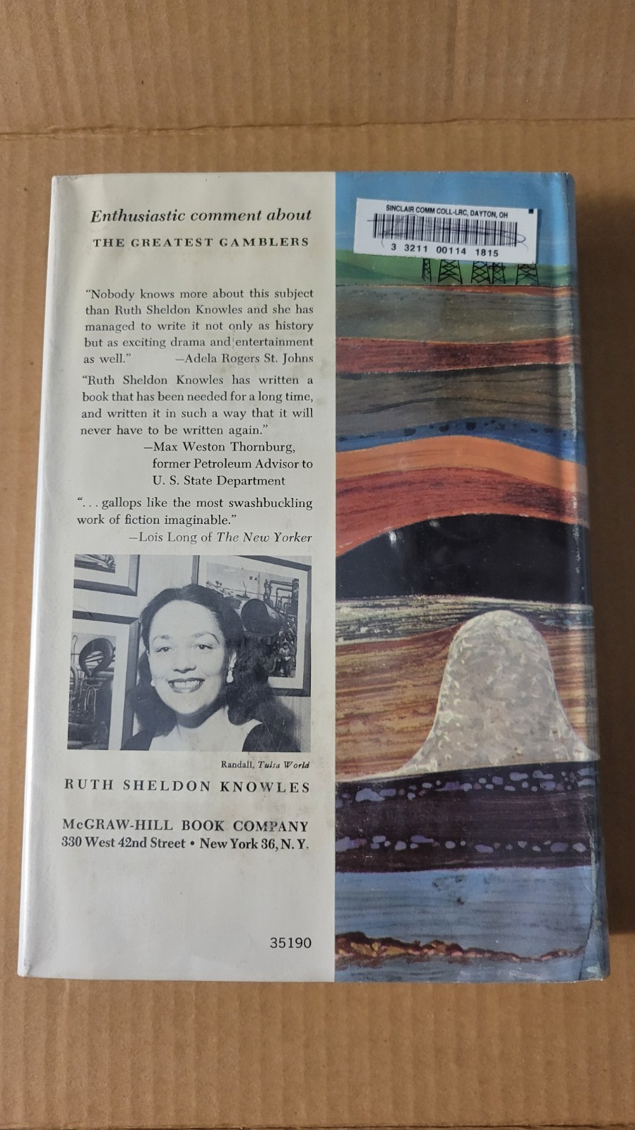 The Greatest Gamblers by Ruth Sheldon Knowles 1959 1st Ed HC DJ