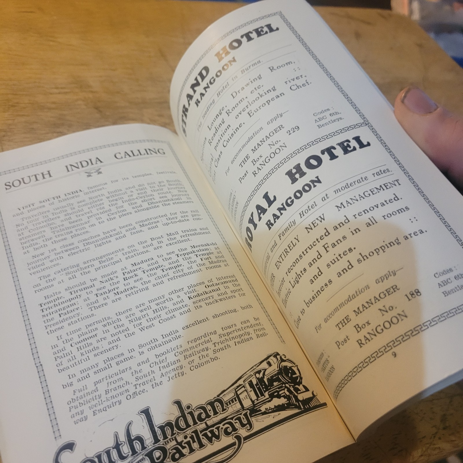 HTF travel guide INDIA & BURMA American Express 1930 history Calcutta