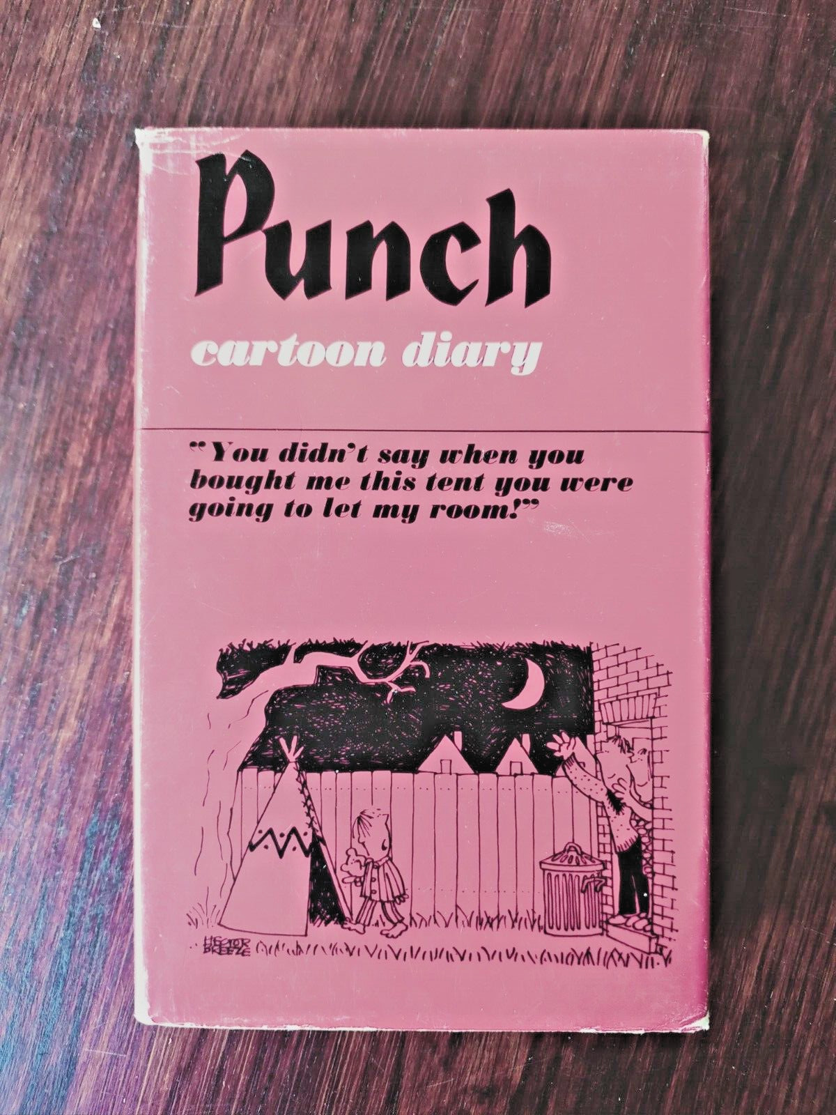 Punch Cartoon Diary -TJ & J Smith – Vintage Hardcover / Dust Jacket – 1968