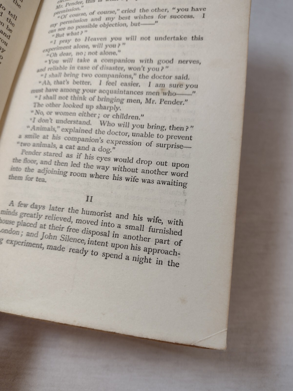 John Silence Physician Extraordinary by Algernon Blackwood 1916 scarce edition