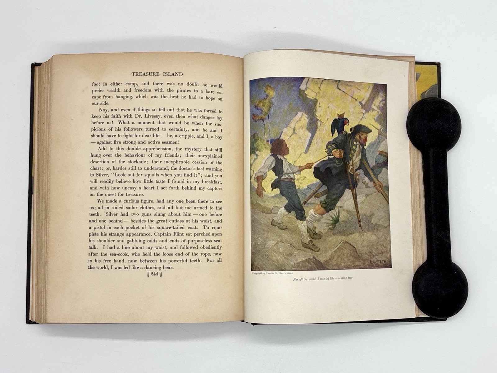 SCRIBNERS Treasure Island, Robert Louis Stevenson, 1911 Edition Illustrated