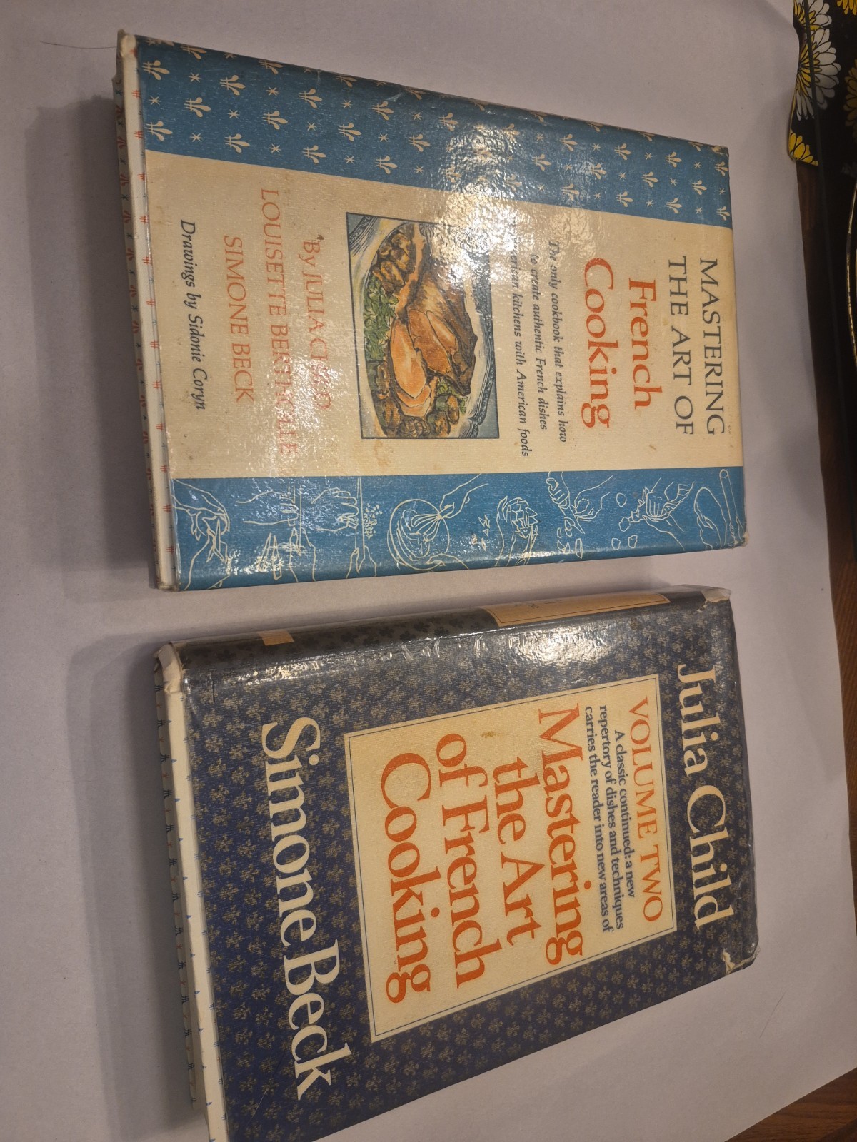 1966 Mastering the Art of French Cooking Vol 1~ & Vol 2-1st Ed~1970~Julia Child