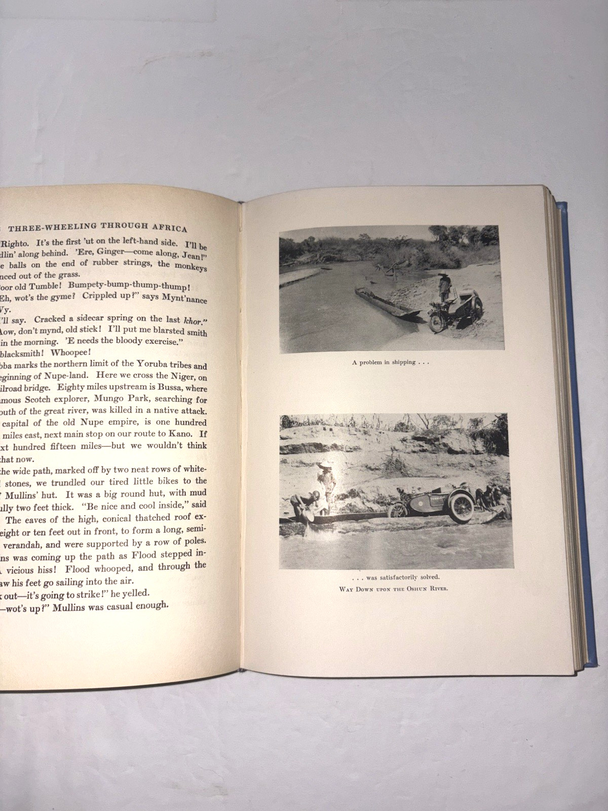 „Three-Wheeling Through Africa“ by James C. Wilson HC 1936 1st Edition Illust