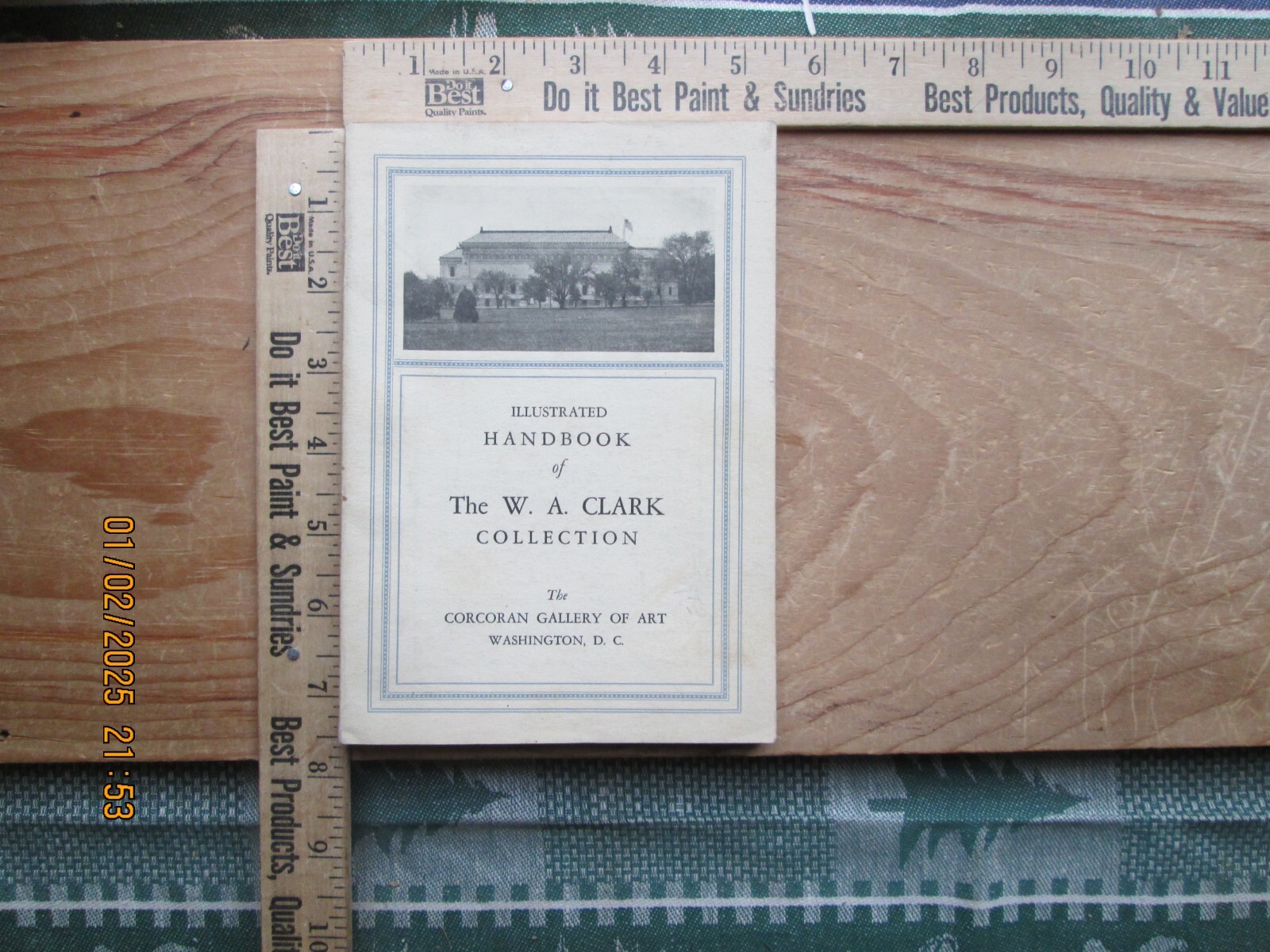 Handbook of the W A clark collection corcoran gallery of art Washington DC 1932