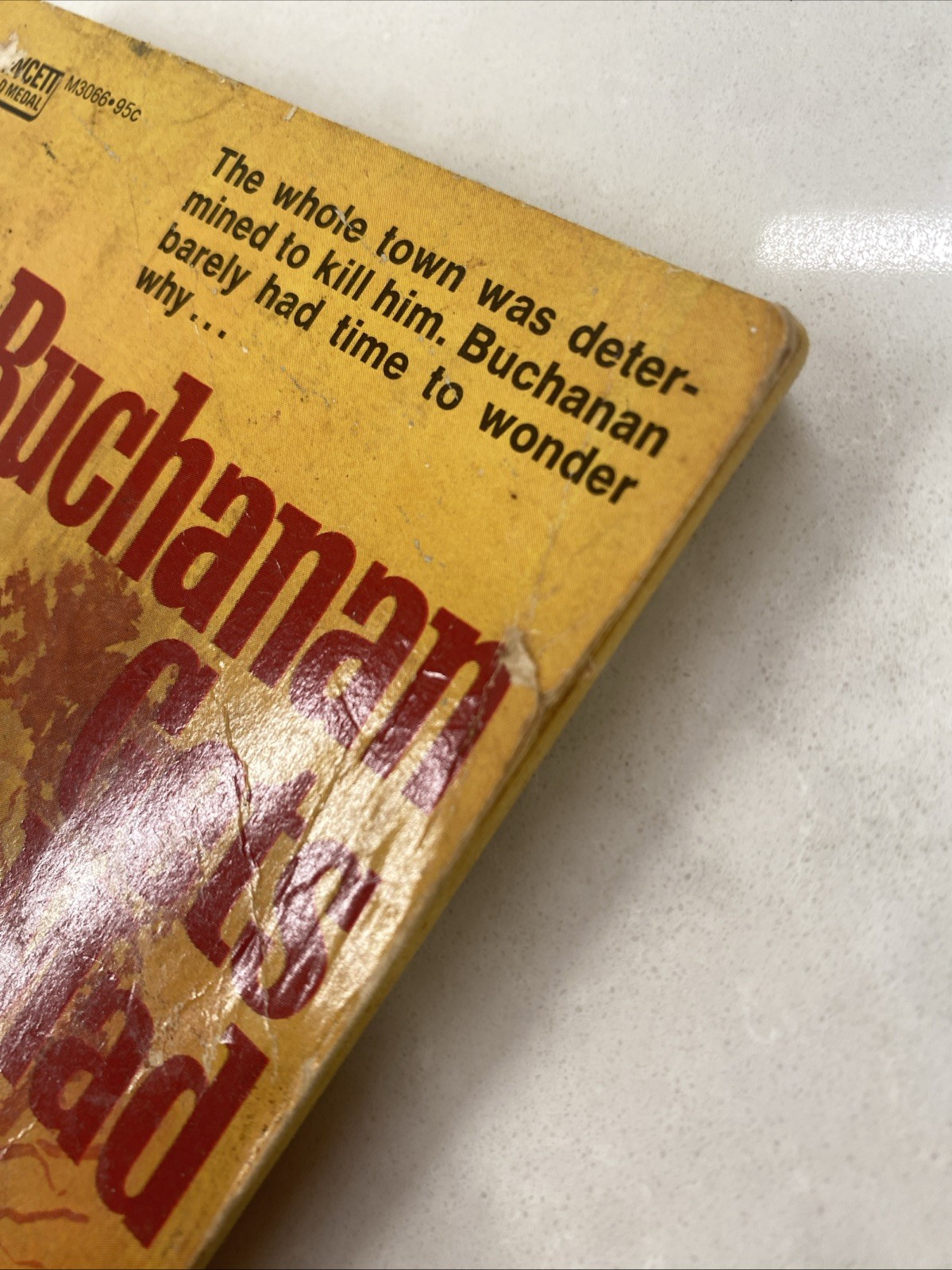 BUCHANAN GETS MAD by J. Ward rare US Gold Medal pulp western (1958, PB)