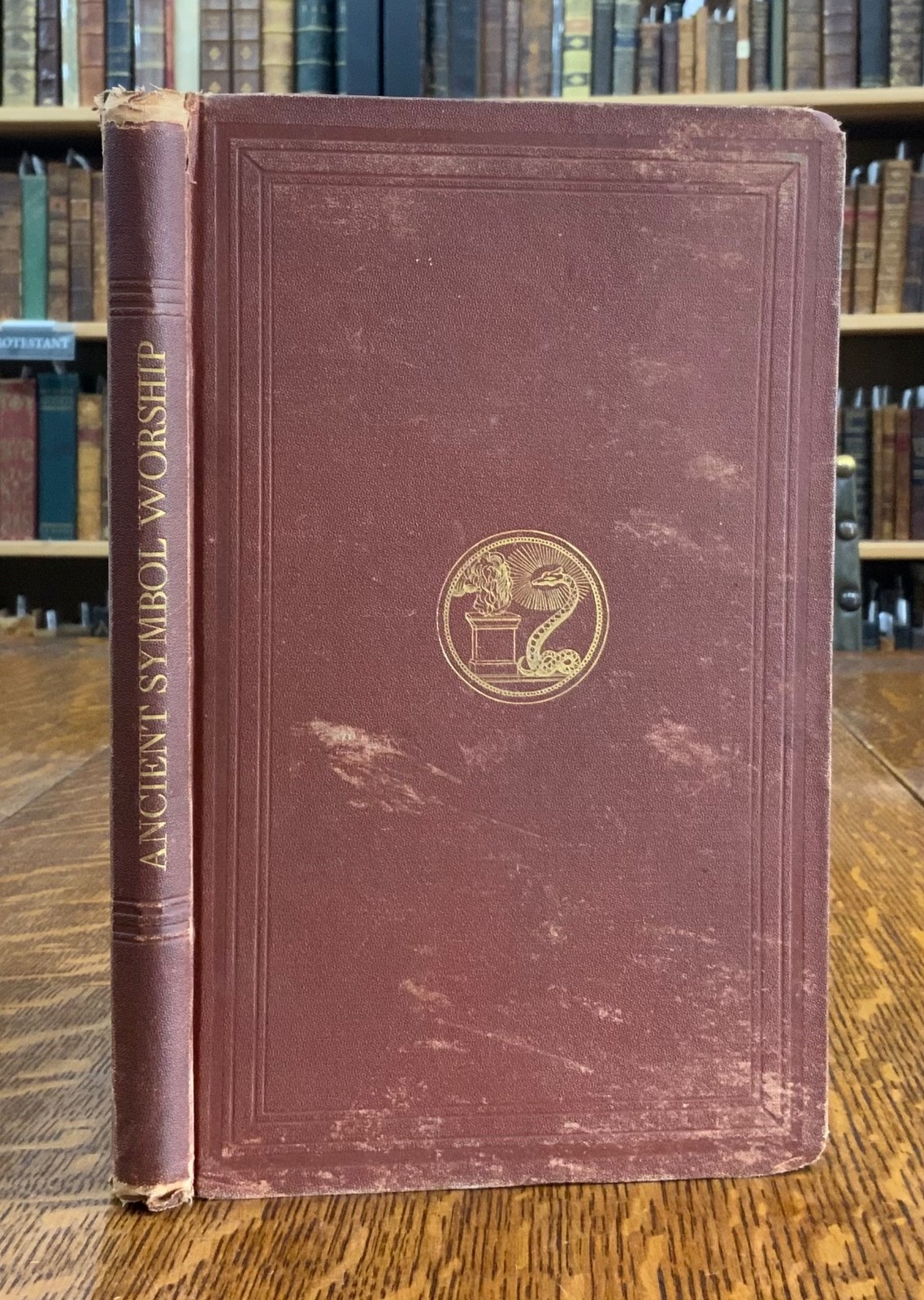 1874 Influence Ancient Phallic Symbol Worship Hodder Westropp First Edition
