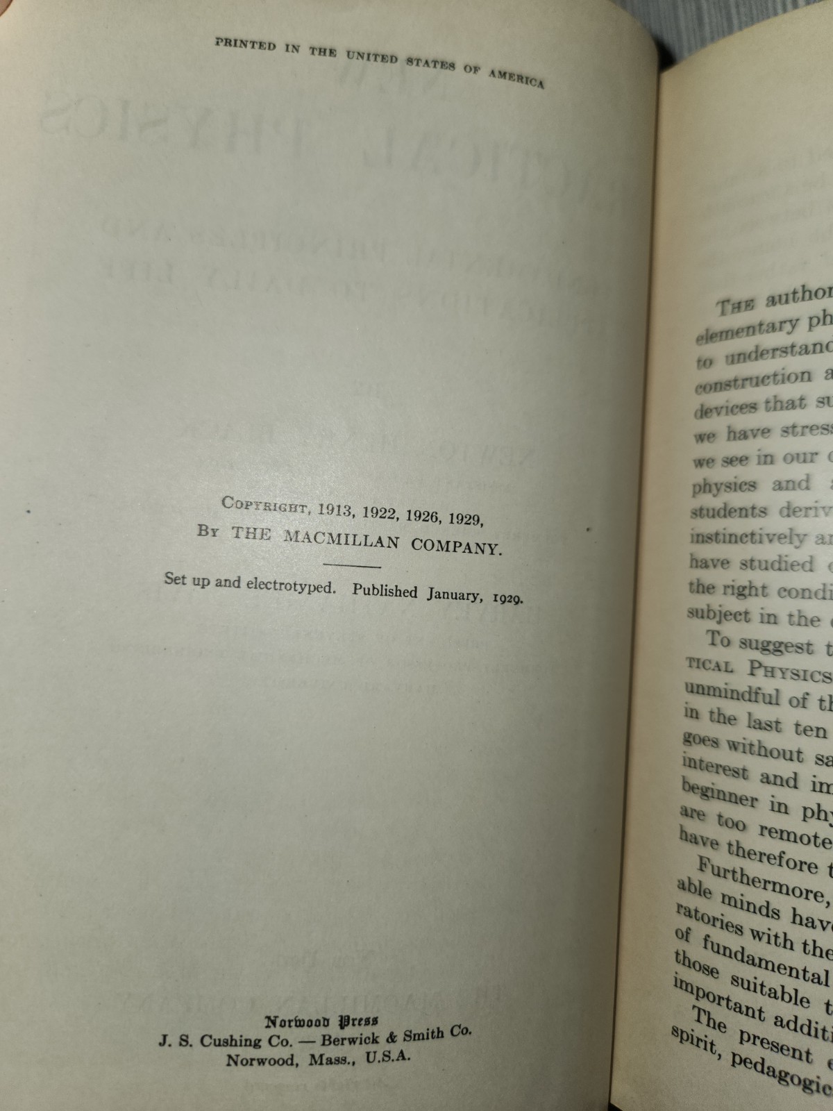 Rare Practical Physics By Henry Black Harvey Davis Revised Edition 1929
