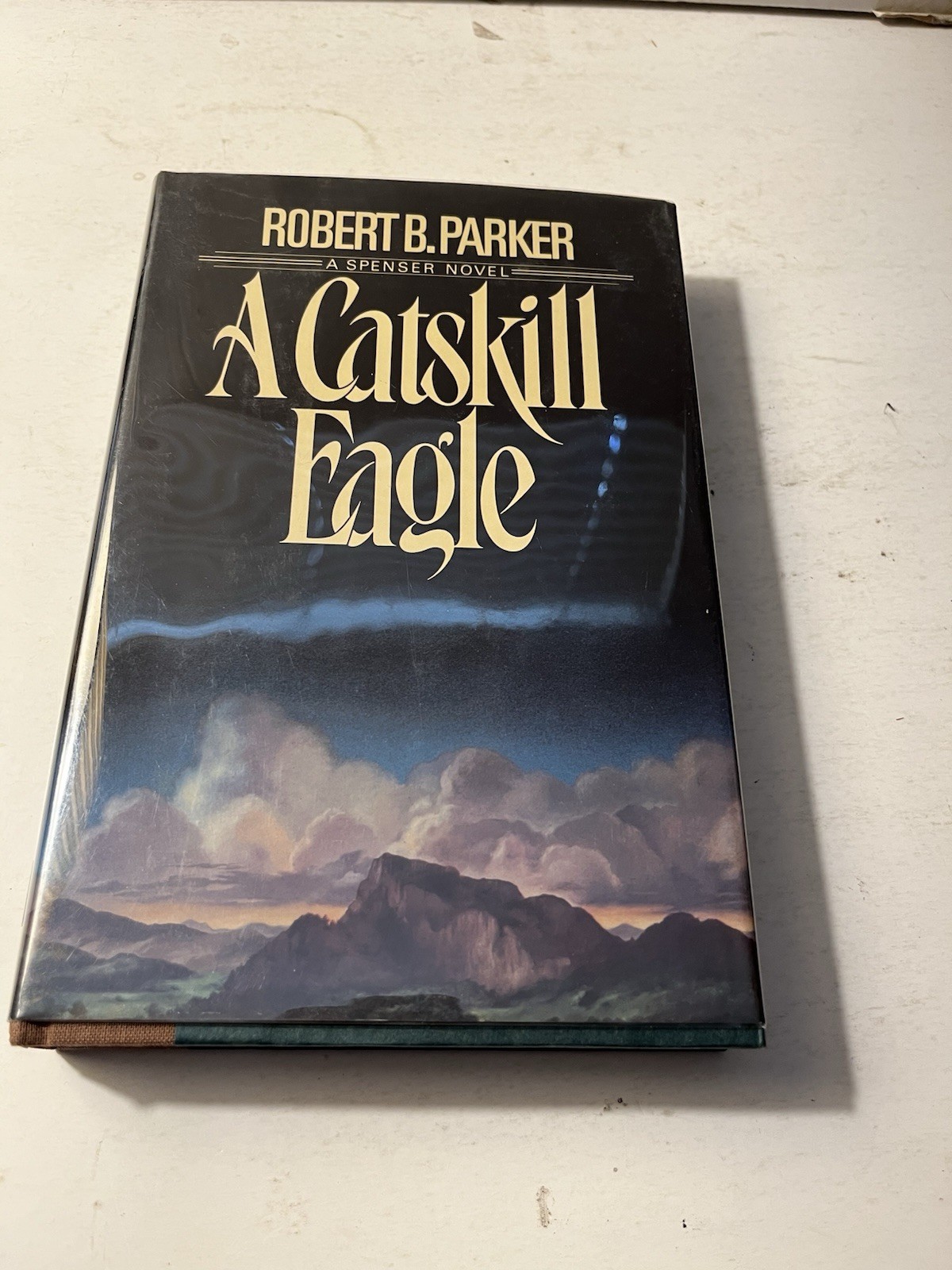 A CATSKILL EAGLE Robert B. Parker HC/DJ SIGNED First Edition 1985 Spenser Novel