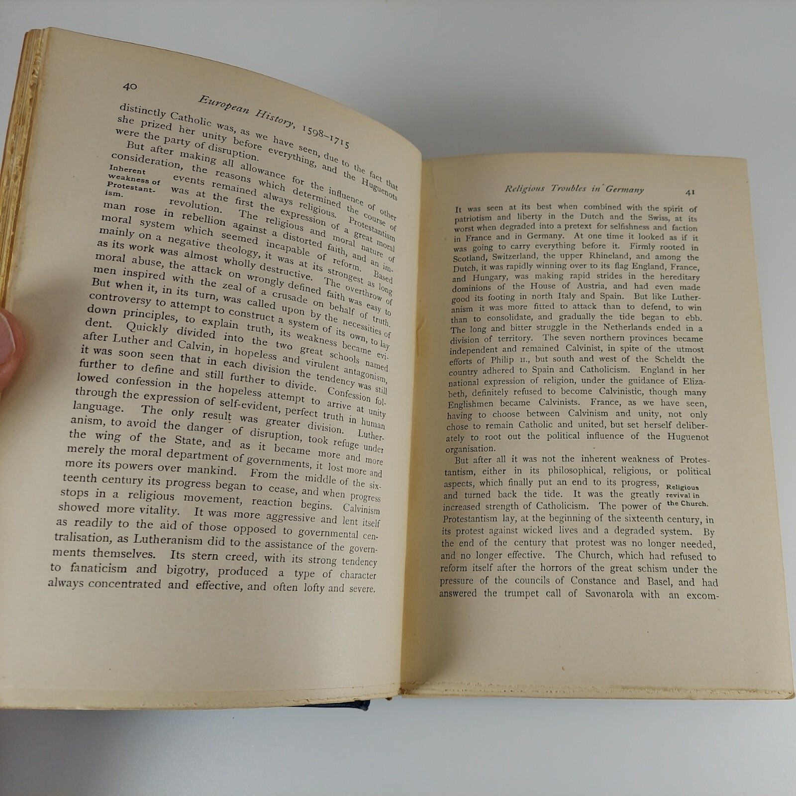 Periods of European History Period V 1598-1715 Henry Wakeman 1902 Macmillan HC