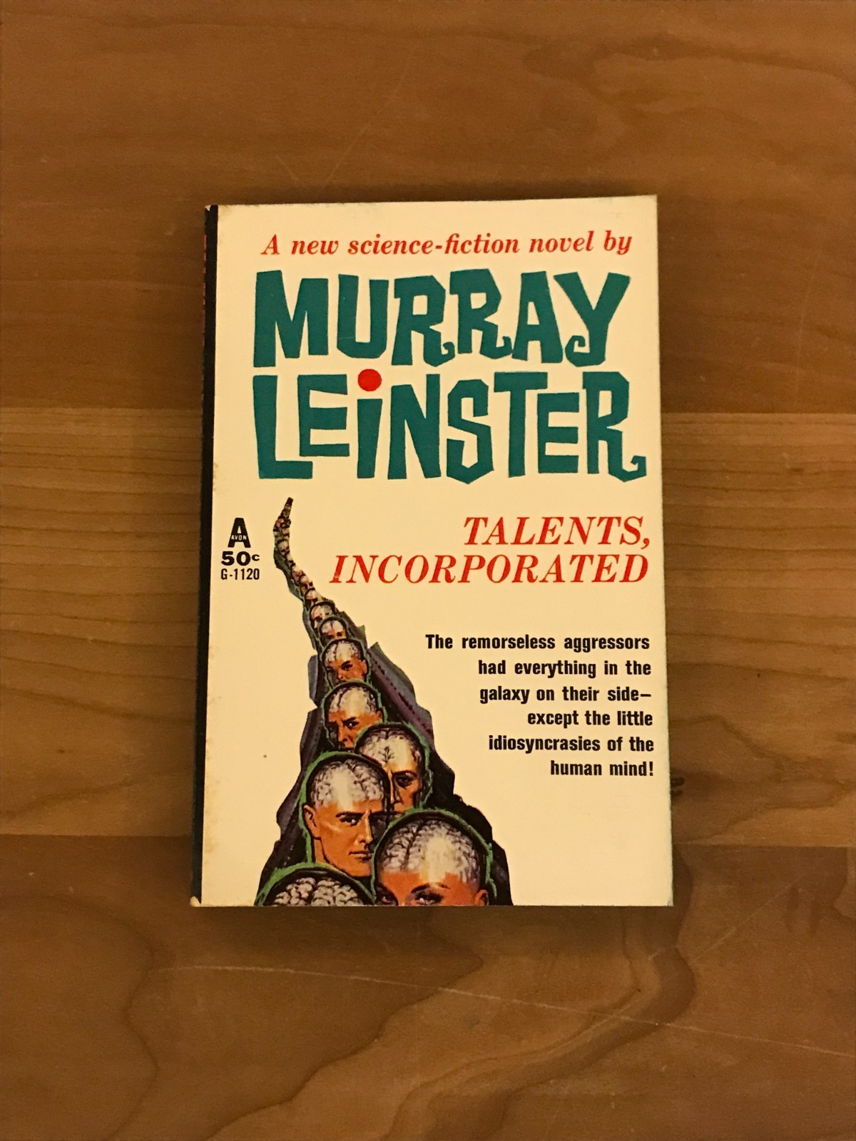 1962 Talents, Incorporated by Murray Leinster Paperback Book