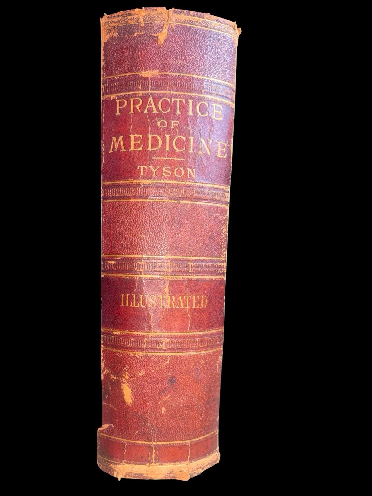 1897 The Practice of Medicine James Tyson 3/4 Leather Illustrated Blakiston