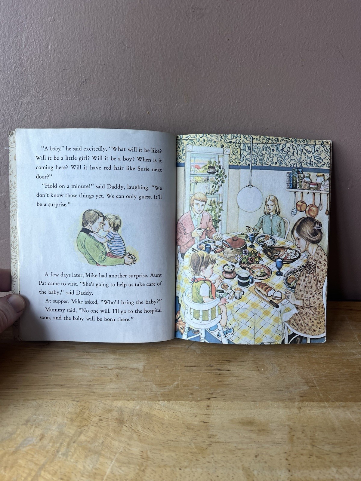 1975 LITTLE GOLDEN BOOKS “The New Baby” Children’s Book