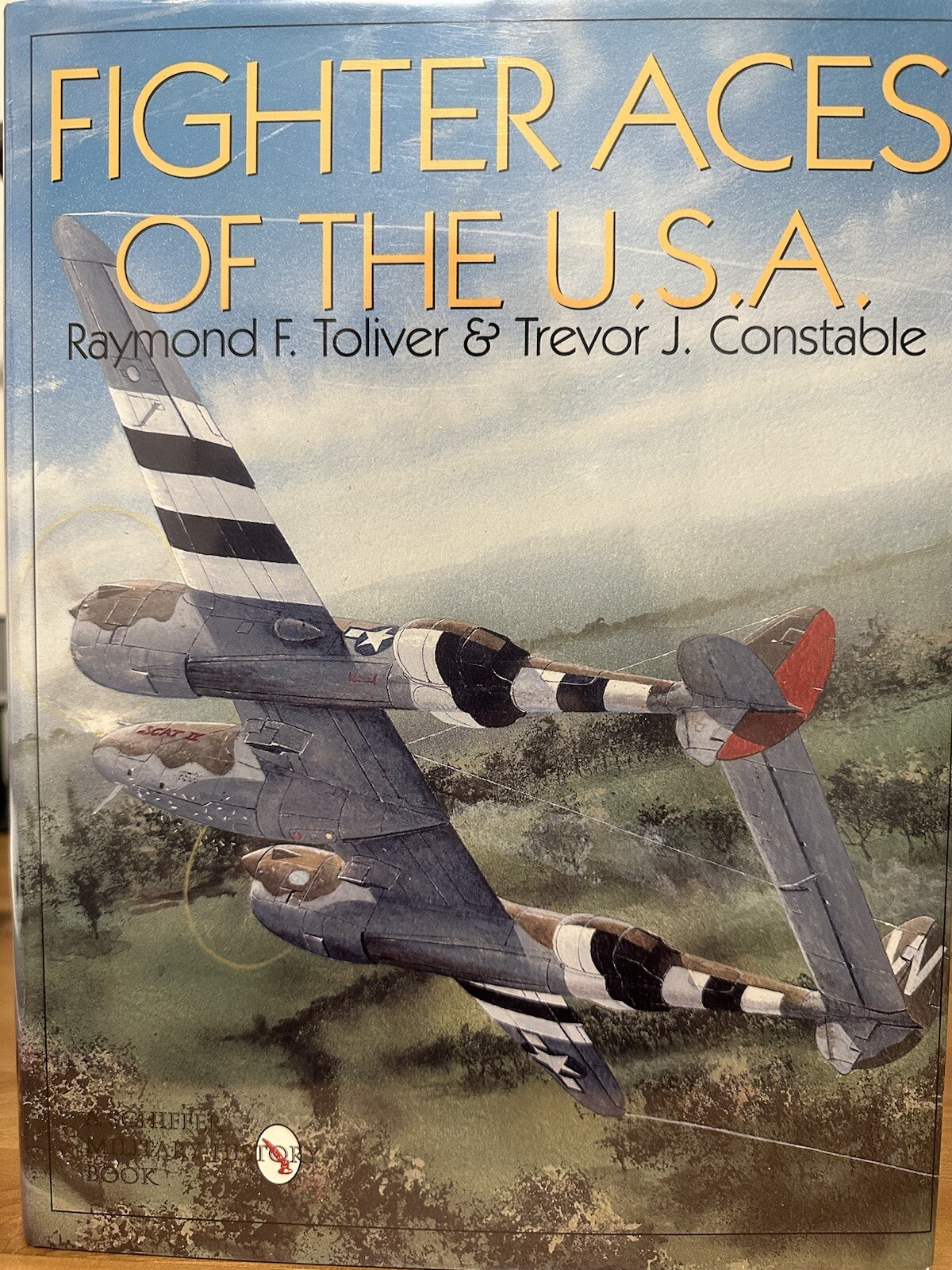 MULTI PILOT SIGNED, Fighter Aces Of The USA, Toliver & Constable, MINT copy