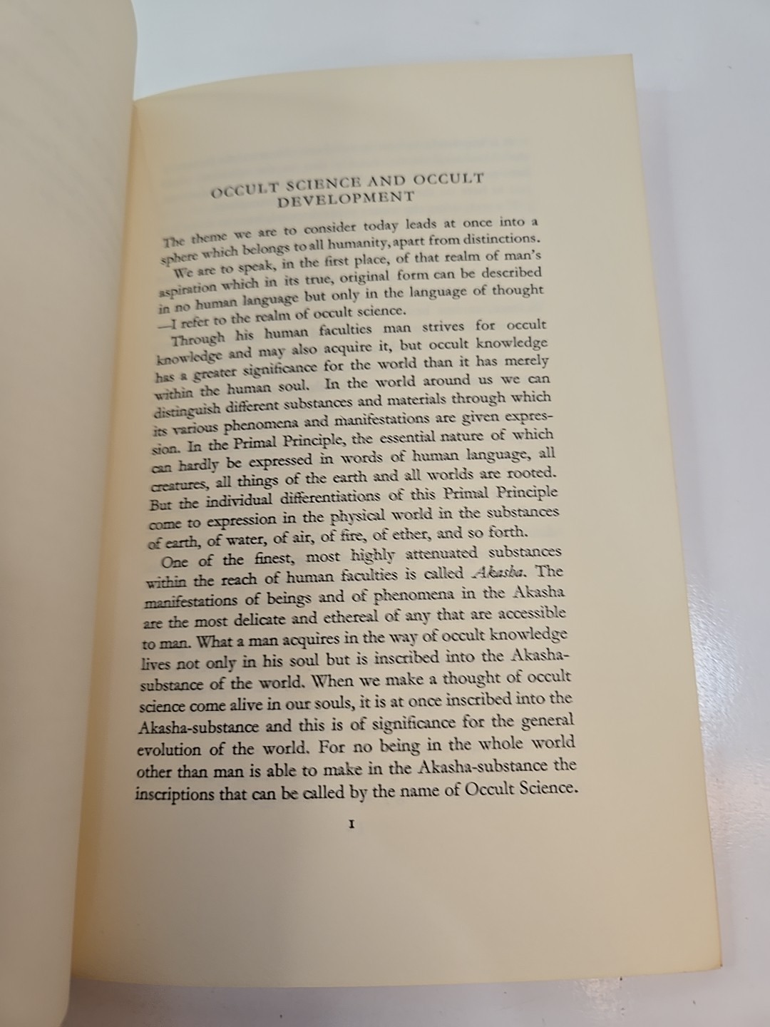 Occult Science & Occult Development By Rudolf Steiner 1966 Third Edition. G-371