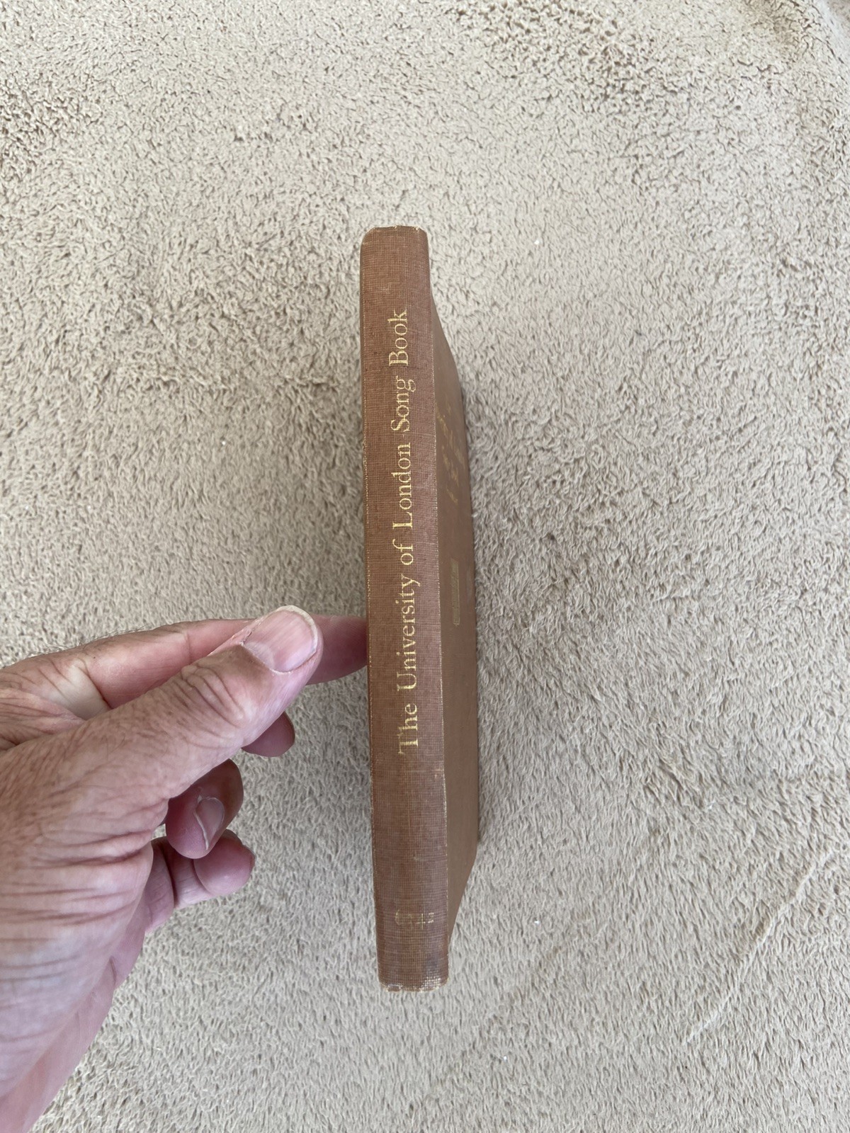 The University of London Song Book vintage hardback Curwen Edition 1920s