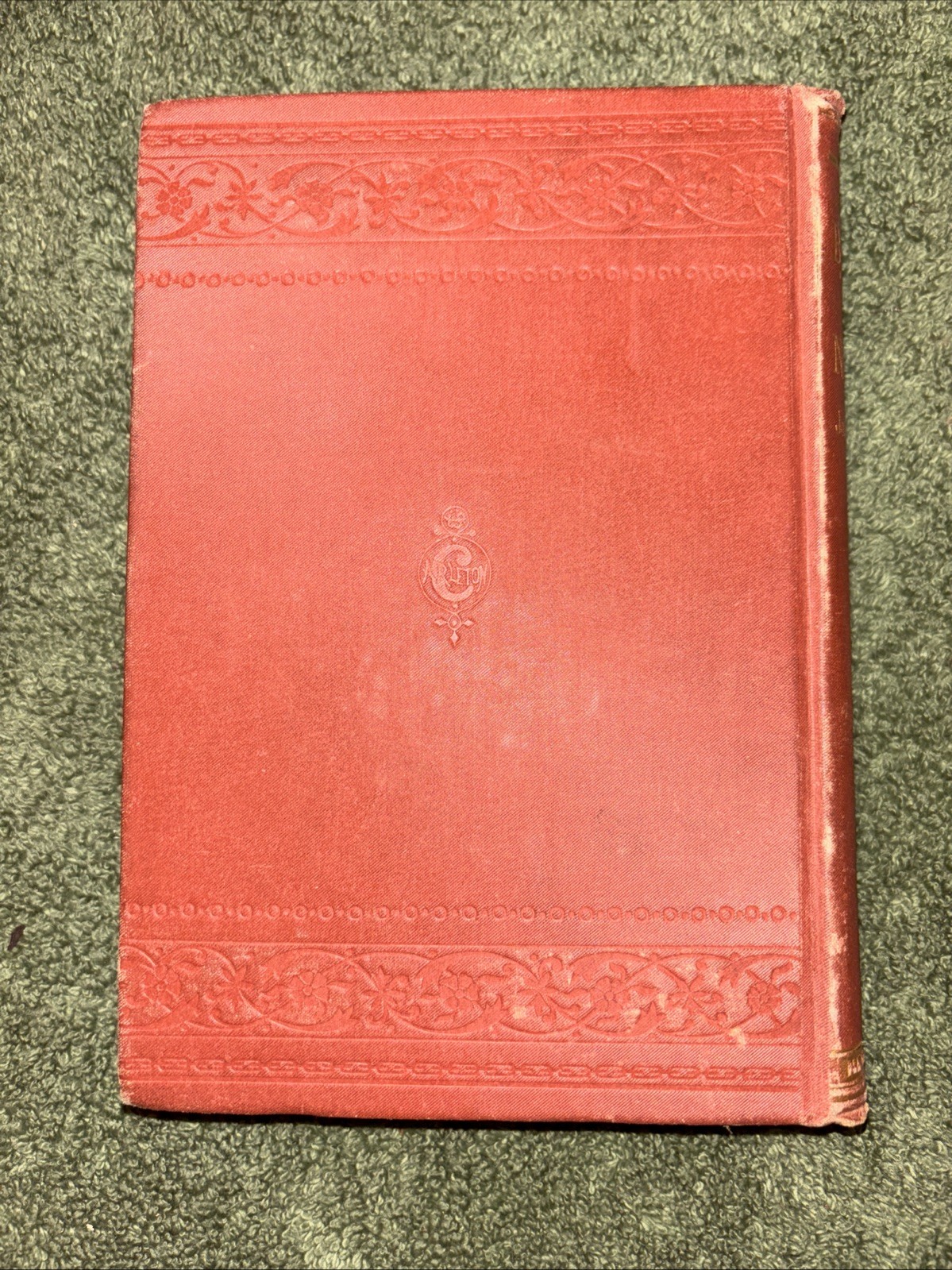 Antique 1877 Book: The Baroness of New York by Joaquin Miller