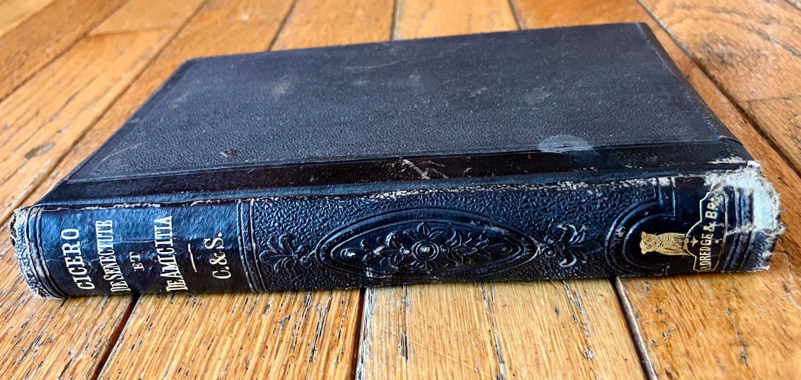 CICERO 1876 De Senectute De Amicitia Eldredge & Bro Chase & Stuart’s Latin Text