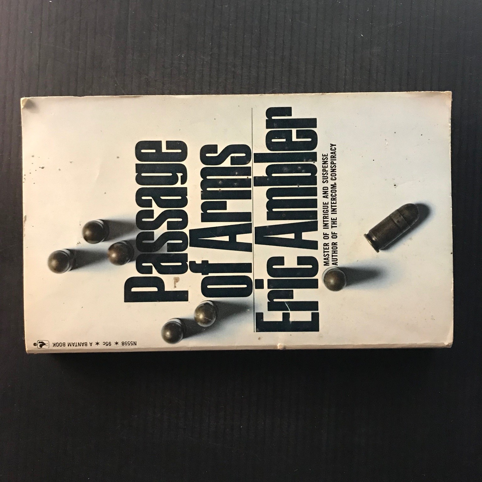 Passage of Arms Eric Ambler 1970 Bantam Paperback Spy Thriller Suspense