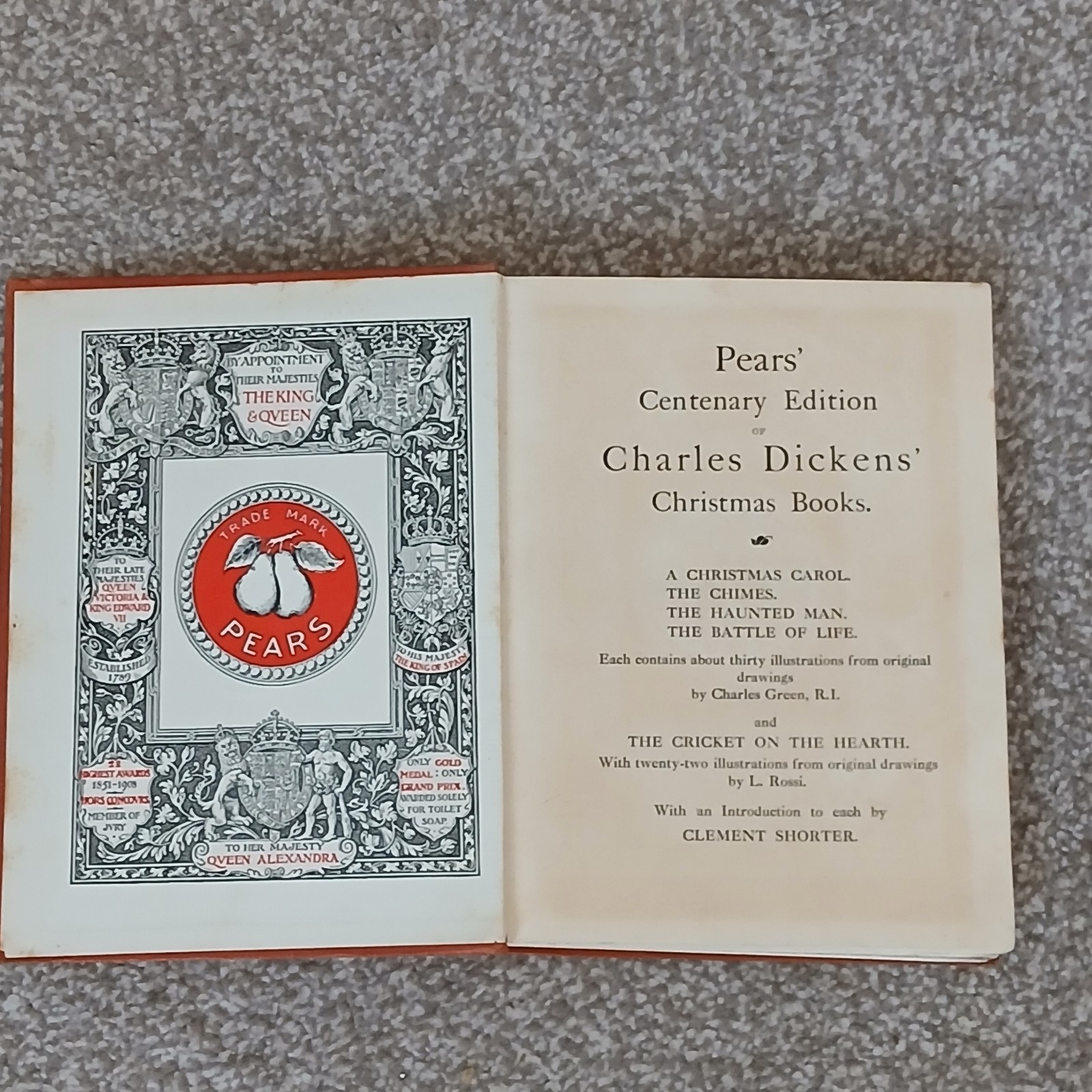 The Pears Centenary Edition Charles Dickens‘ Christmas Books The Battle of Life