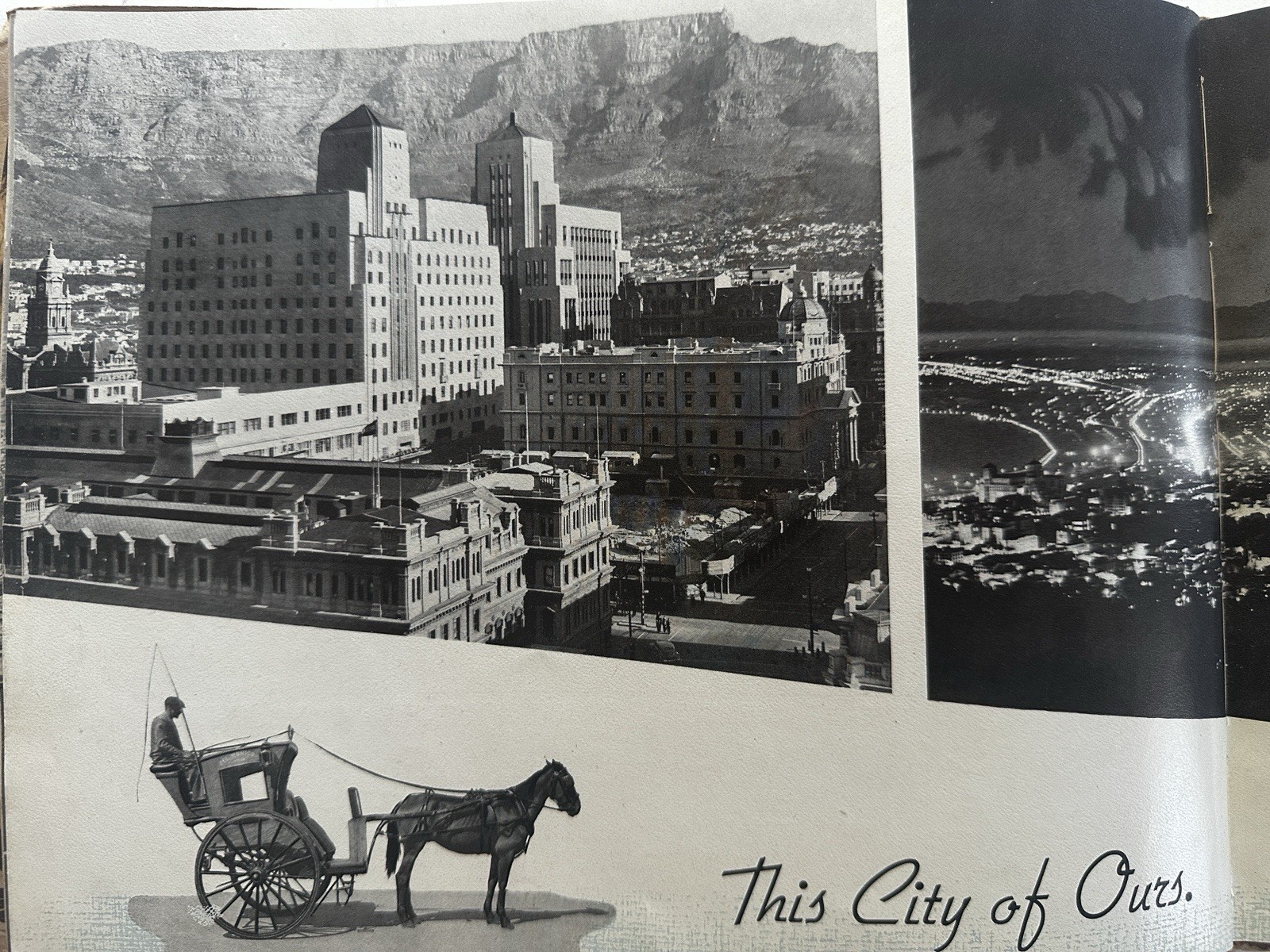 Cape Town South Africa 1947 Royal visit photo souvenir tourist view book