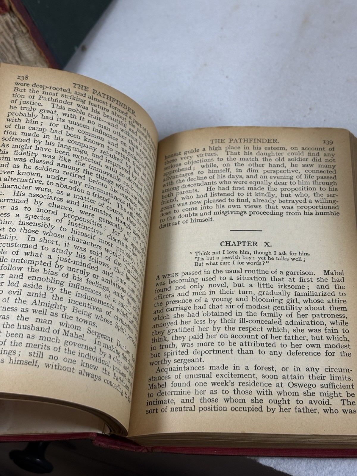 Antique Book The Pathfinder By Fenimore Cooper T. Nelson And Sons