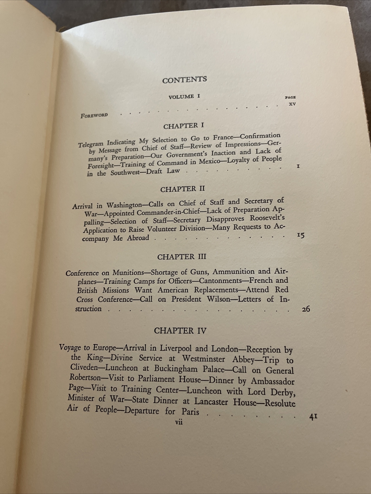 Commander John J. Pershing: My Experiences in the World War, 1st 1931 Vol 1