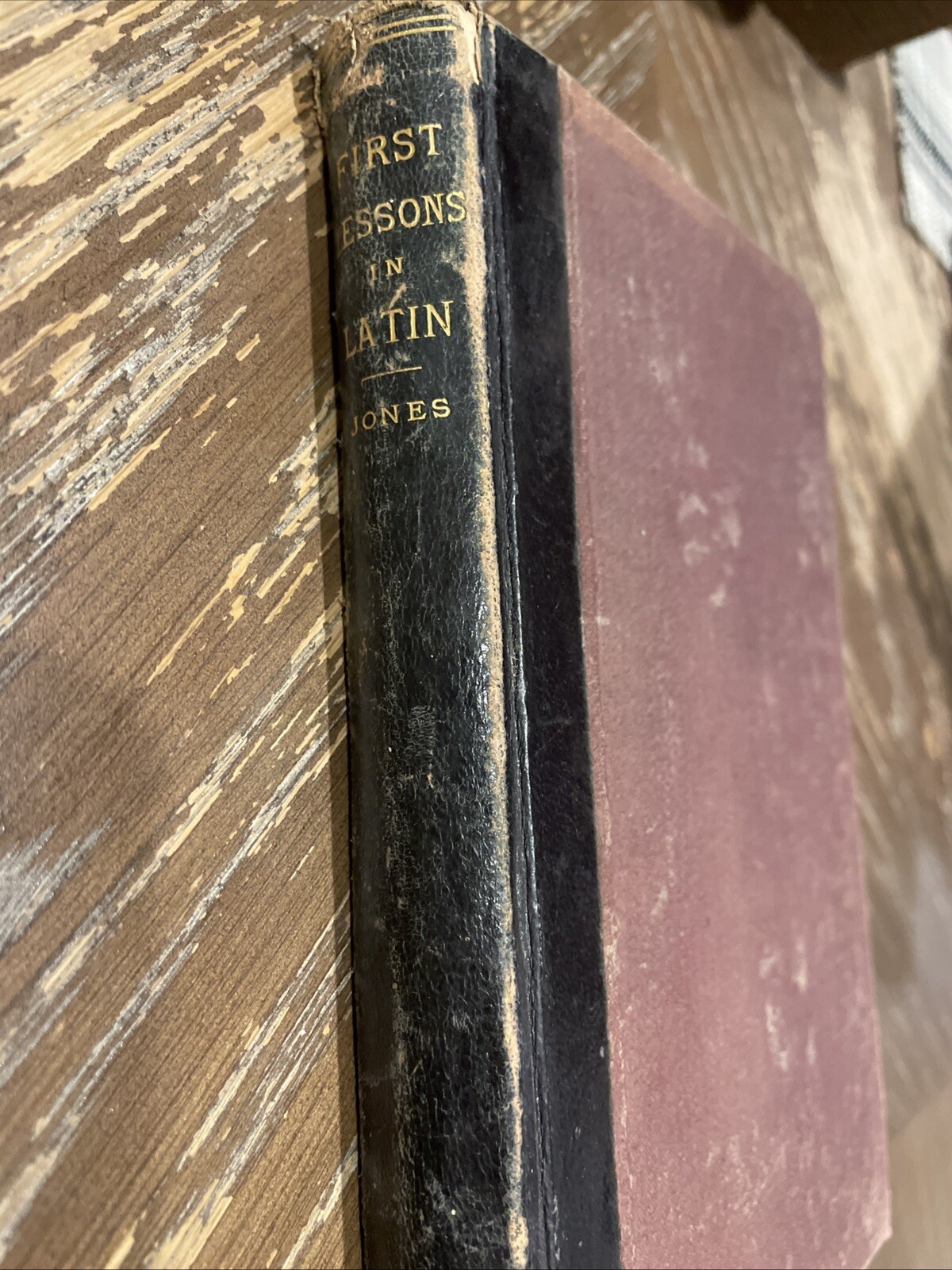 1890 – First Lessons in Latin – by Elisha Jones