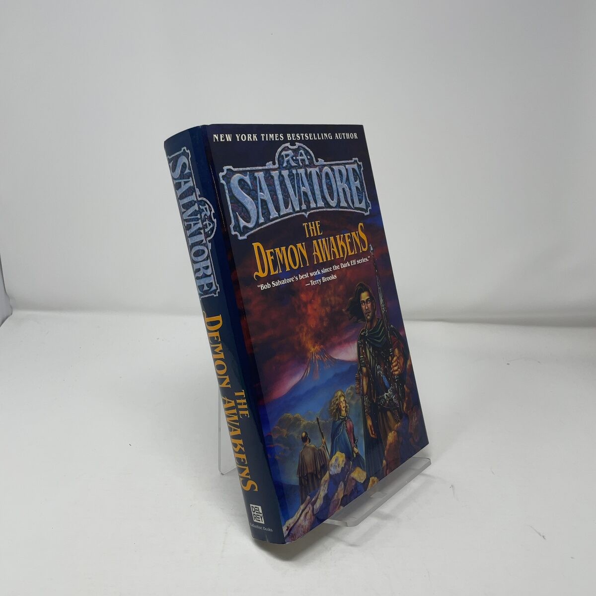 The Demon Awakens (The Demonwars Saga) by R.A. Salvatore HC First Edition Like