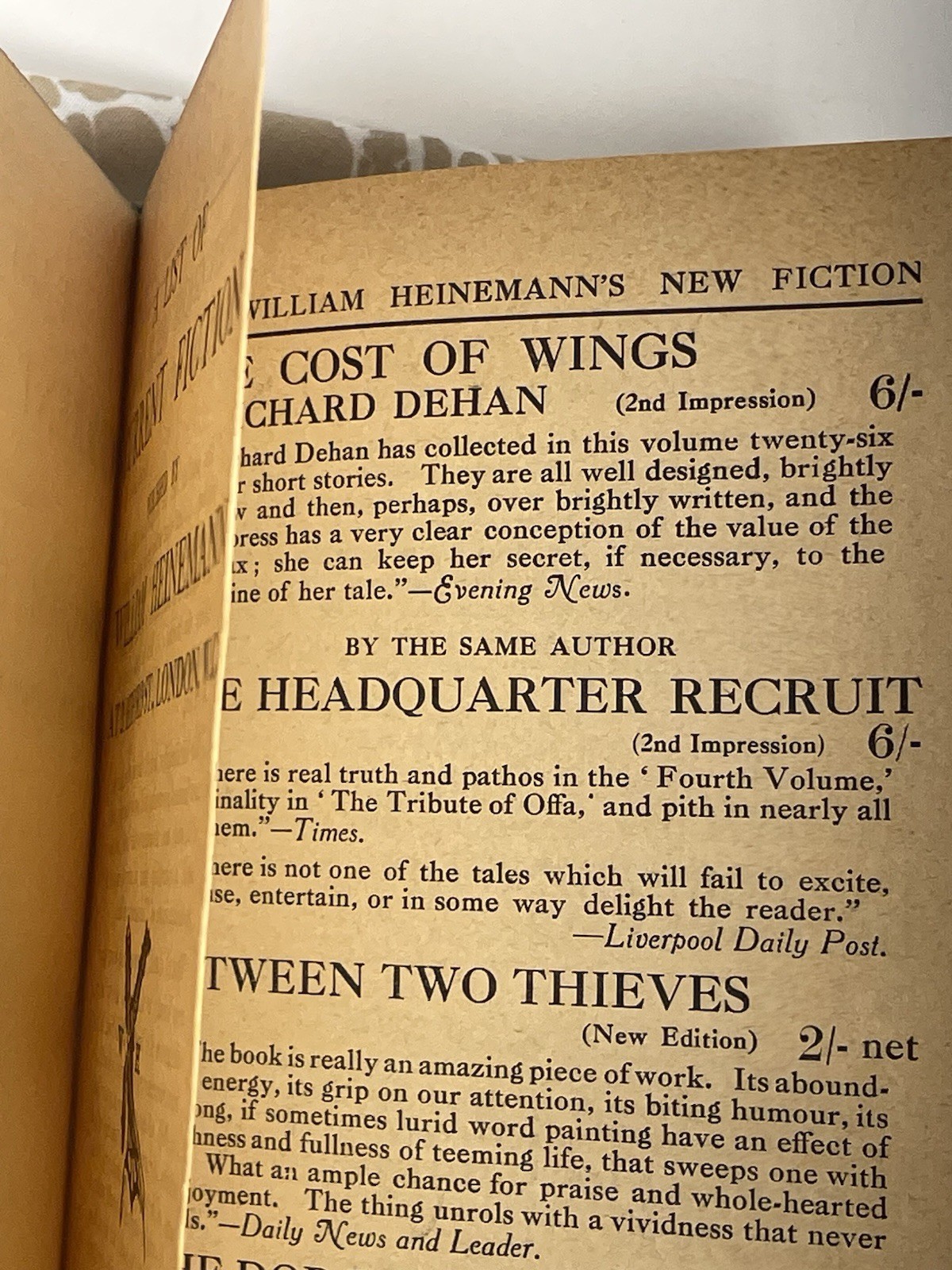 The Mercy of the Lord F A Steel, 1914 Pub William Heinemann, Antique Hardcover
