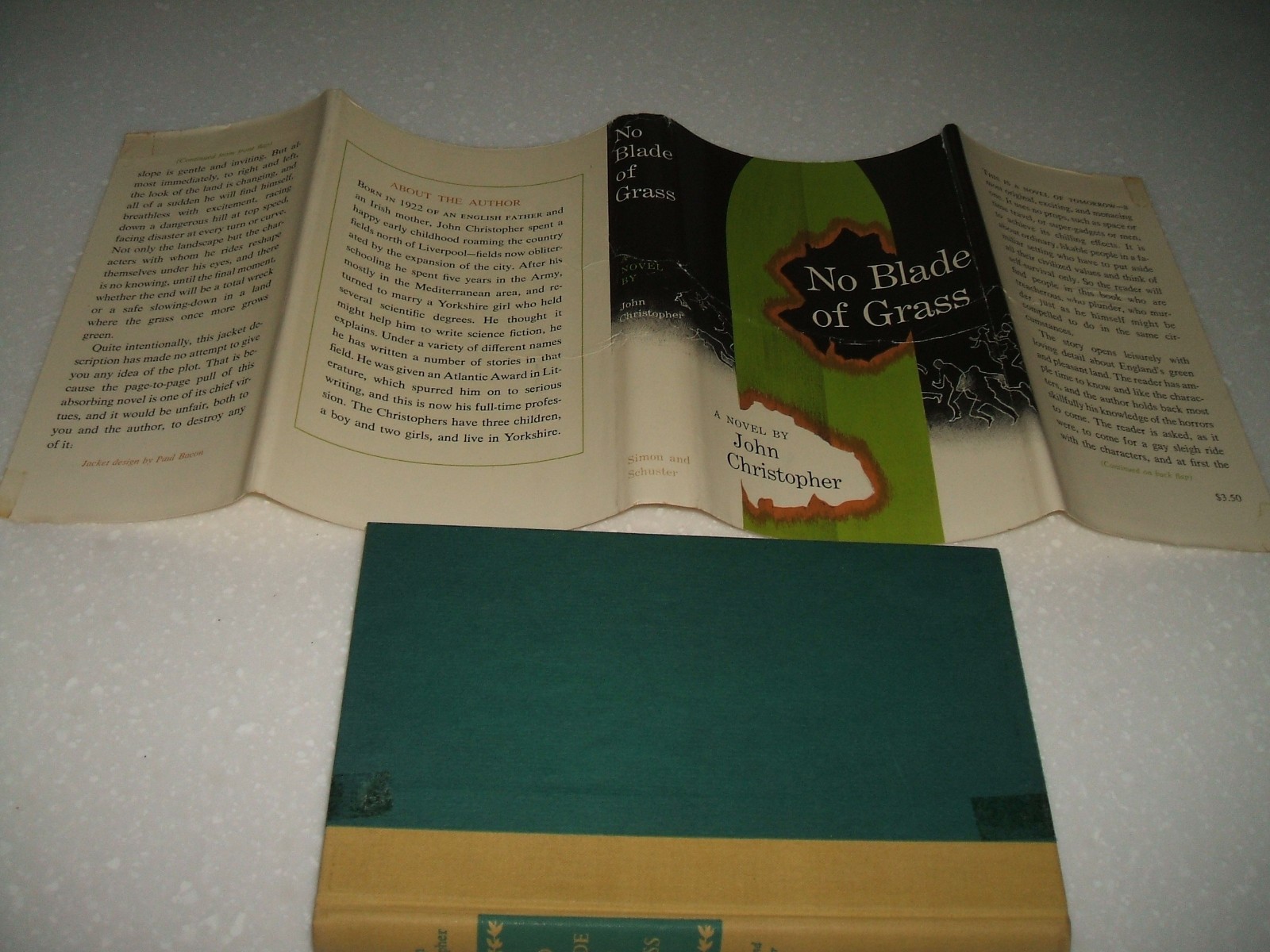 No Blade of Grass by John Christopher 1956 First Edition, First Printing