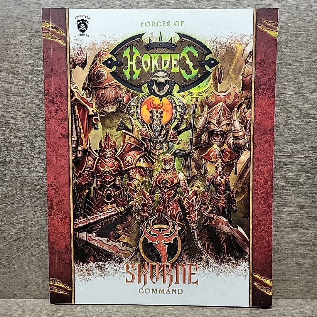 Forces of Hordes Skorne Command RPG Game Book Gaming Book Softcover 2017 PIP1096