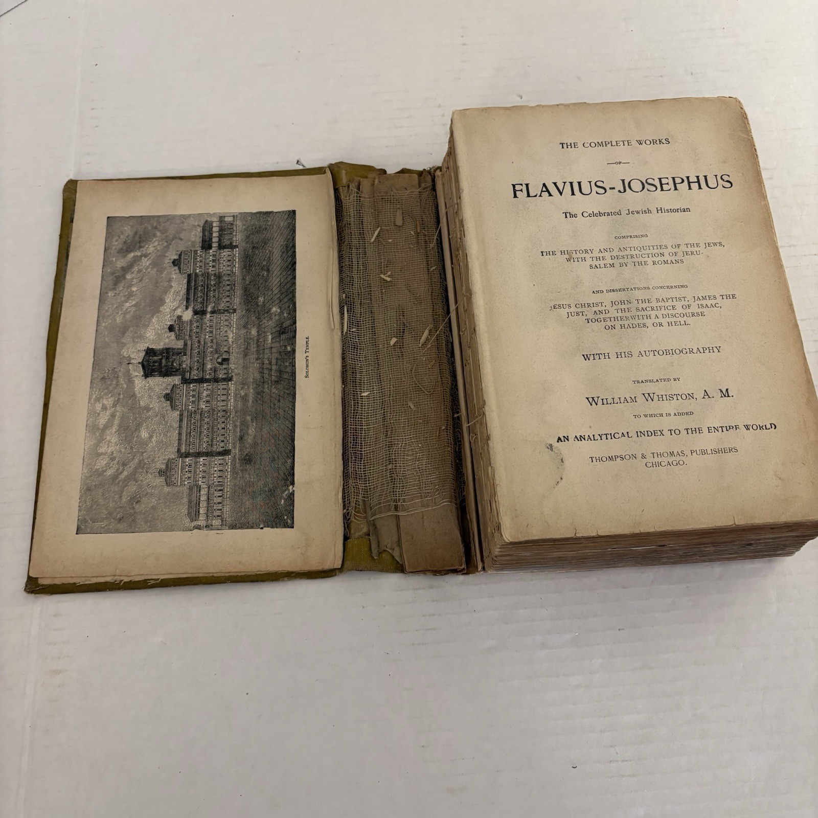 The Complete Works of Flavius-Josephus the Celebrated Jewish Historian. EST 1901