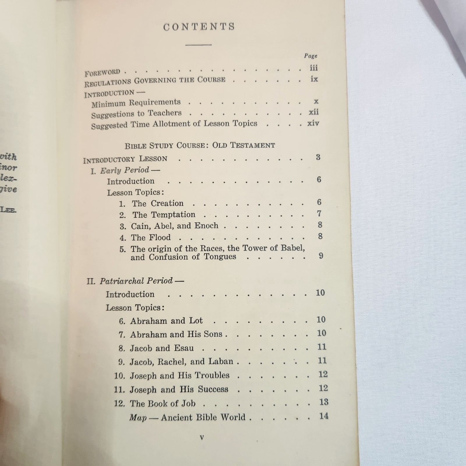 1954 Bible Study Course Old Testament Dallas High Schools Bulletin No. 150
