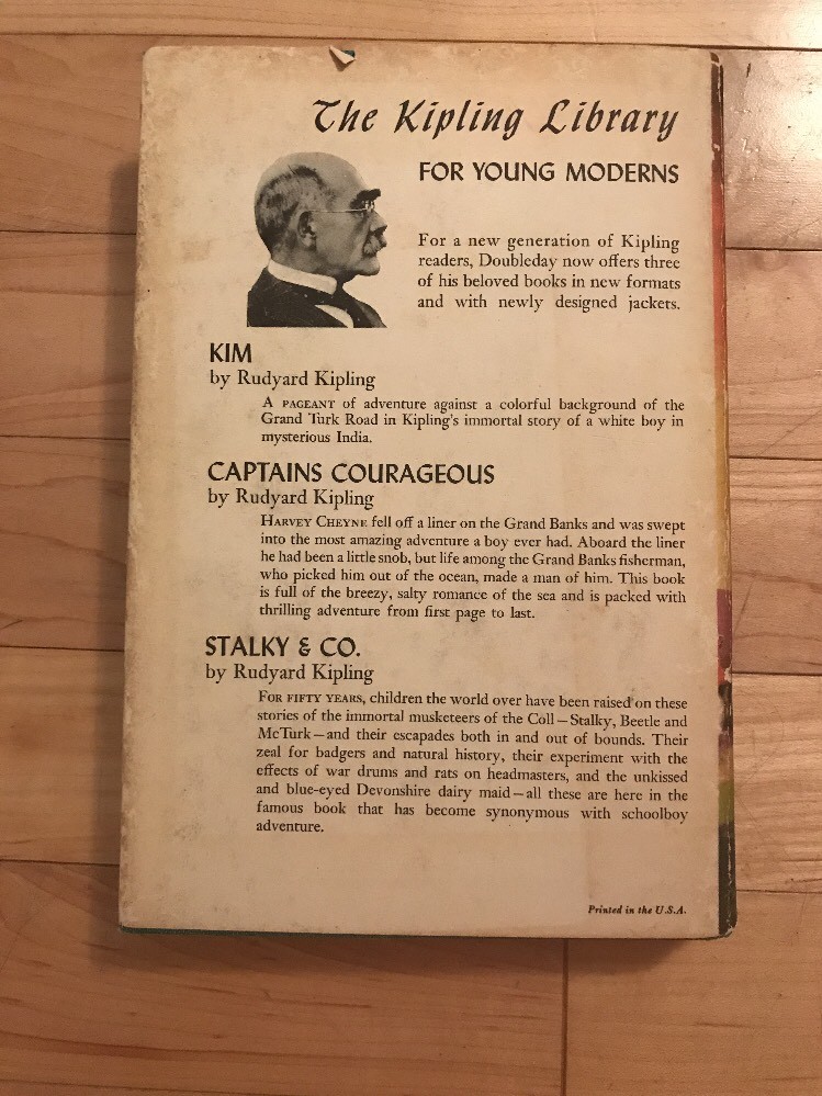 KIM By Rudyard Kipling (1901) Doubleday Hardcover w Jacket Unmarked VTG