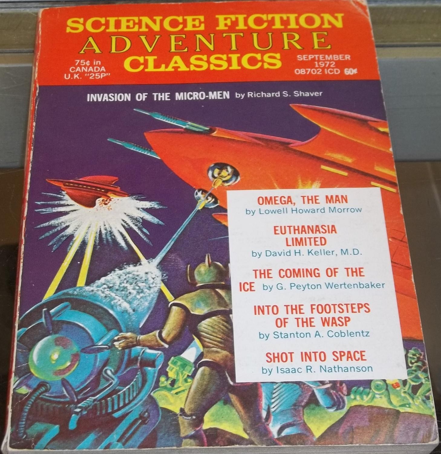 David H Keller / SCIENCE FICTION ADVENTURE CLASSICS SEPTEMBER 1972 1st Edition