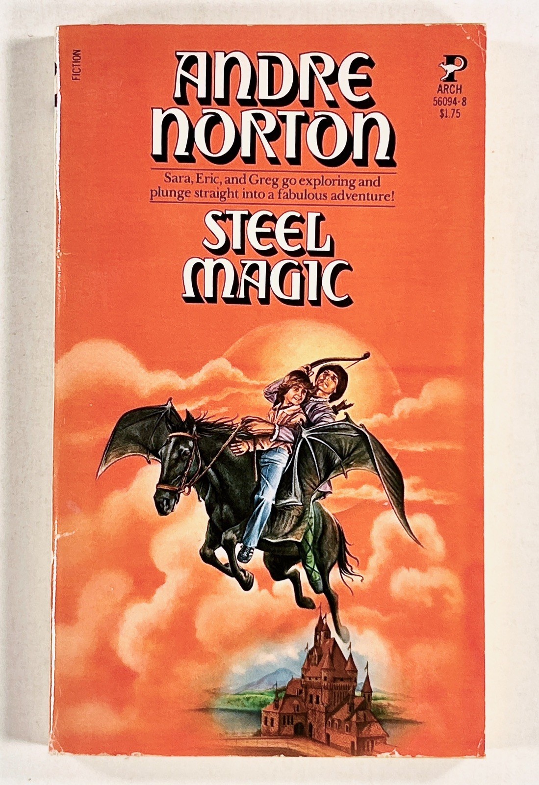 1978 Andre Norton STEEL MAGIC illustrated fantasy novel #1 IN SERIES Archway pb