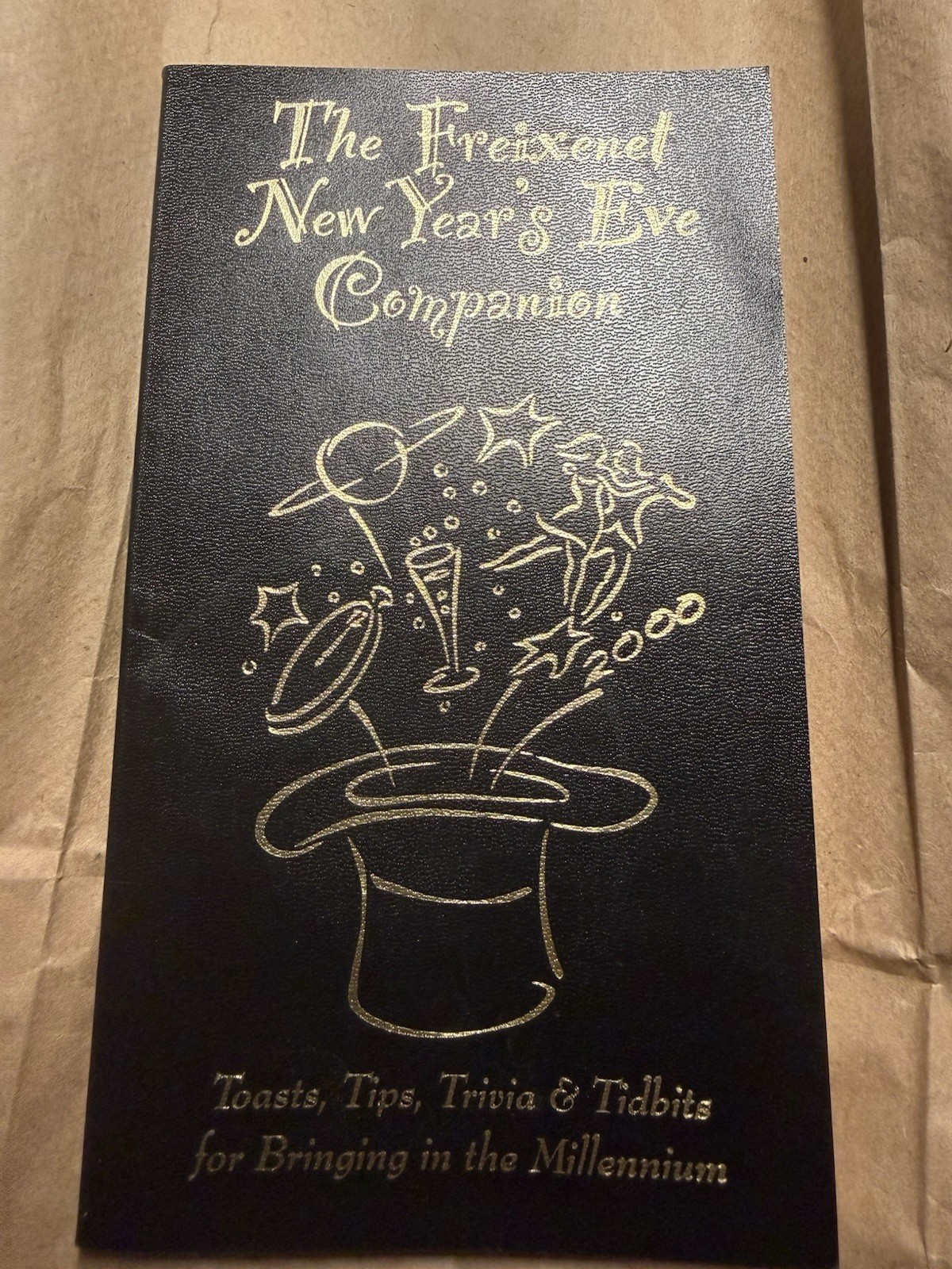 Vintage Freixenet New Year’s Eve Companion Book of Toasts Tips Trivia & Tidbits