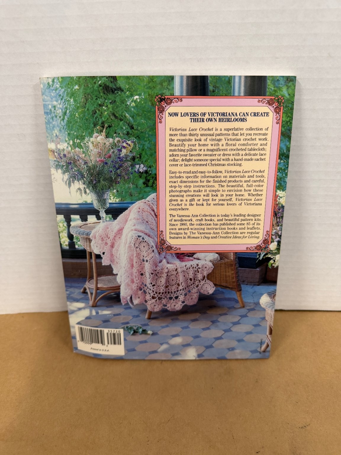 Victorian Lace Crochet The Vanessa-Ann Collection 1990s Designs Home Craft