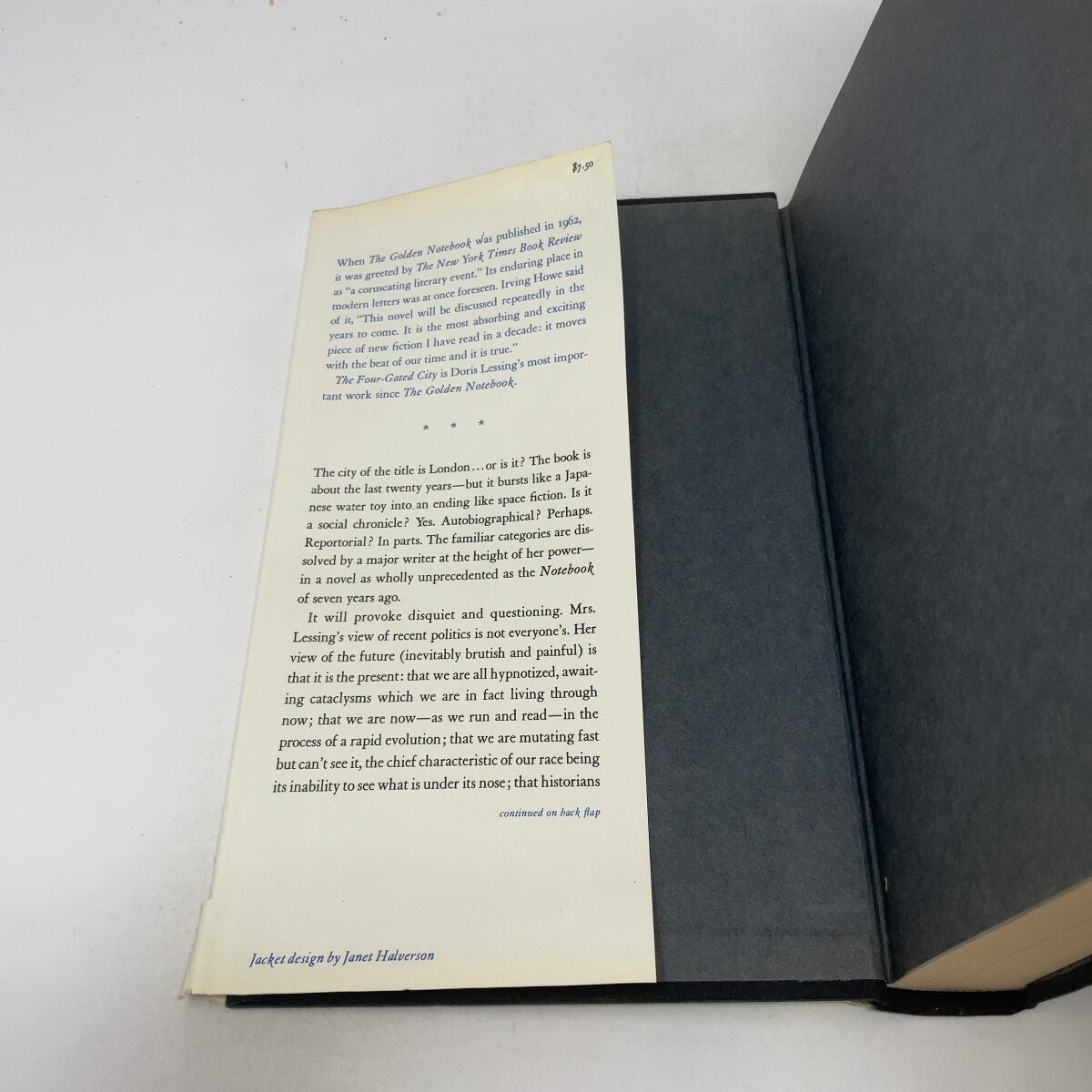 The Four Gated City by Doris Lessing HC First Edition Very Good 1969
