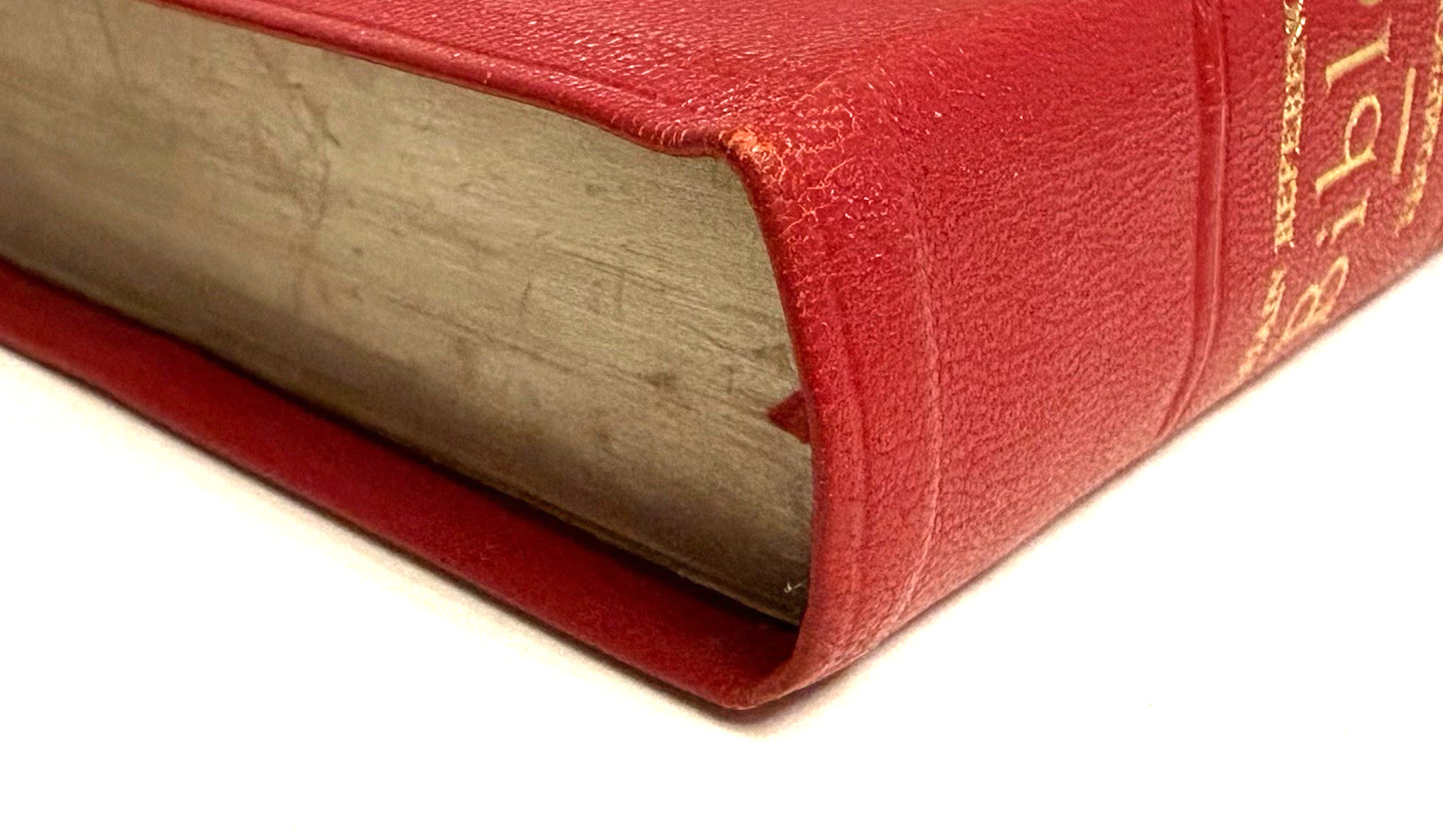 KIRKBRIDE CHAIN REFERENCE THOMPSON STUDY BIBLE LEATHER w THUMB INDEX KJV NICE !