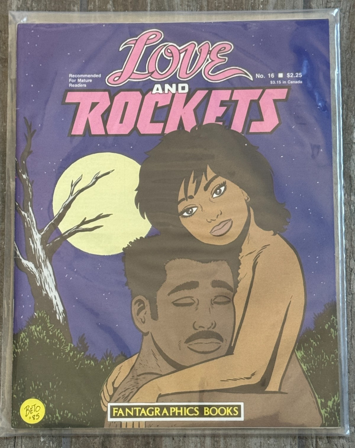 Love & Rockets No. 16 Gilbert & Jaime Hernandez – Fantagraphics Books 1986 – #16